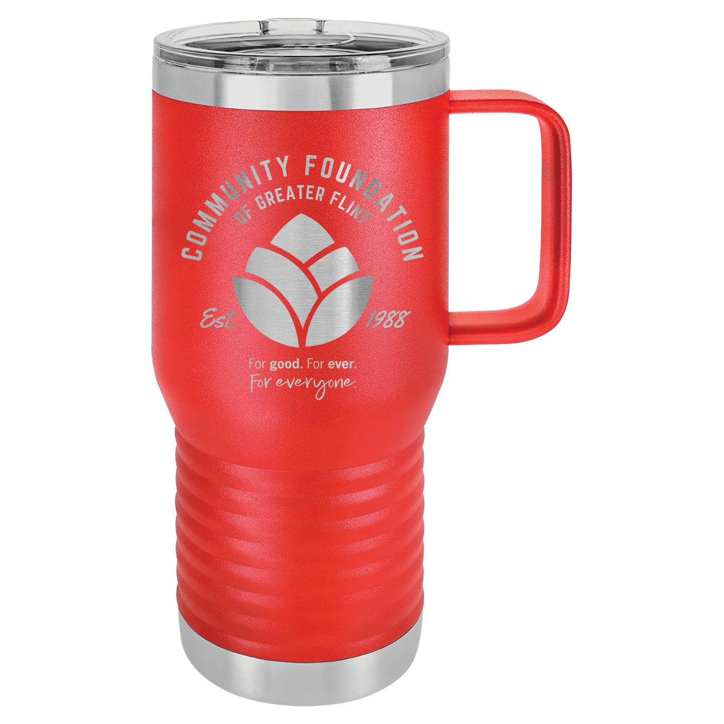 Community Foundation of Greater Flint 20 oz. Vacuum Insulated Travel Mug with Slider Lid