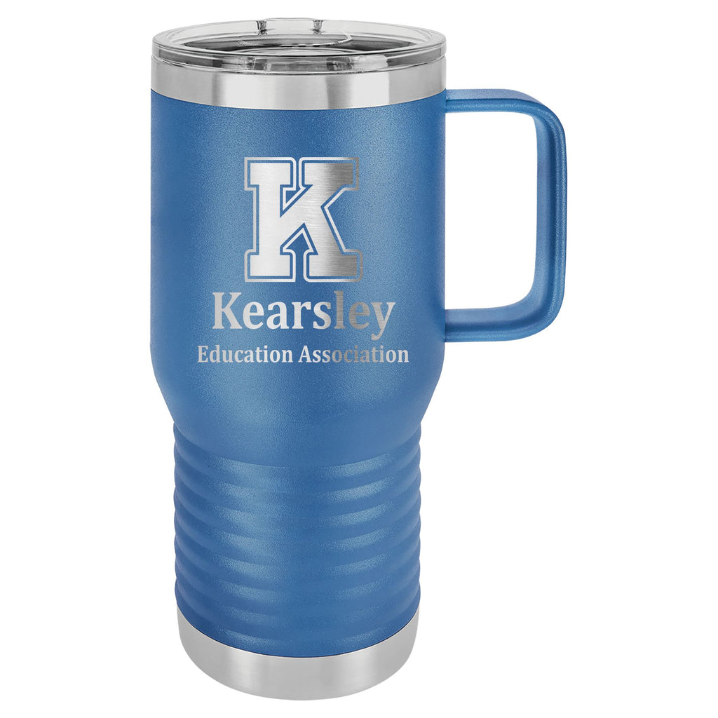 Kearsley Education Association 20 oz. Vacuum Insulated Travel Mug with Slider Lid