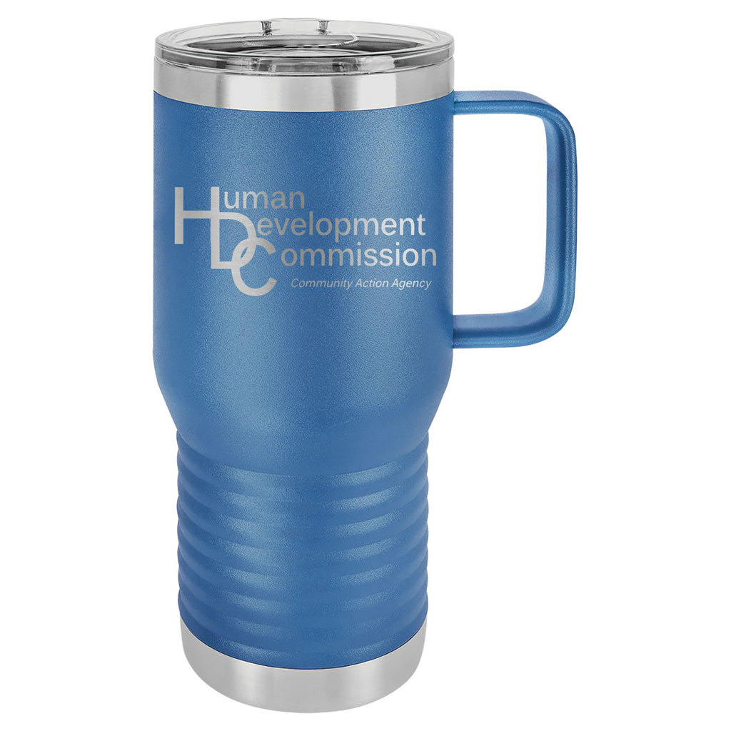 Human Development Commission 20 oz. Vacuum Insulated Travel Mug with Slider Lid