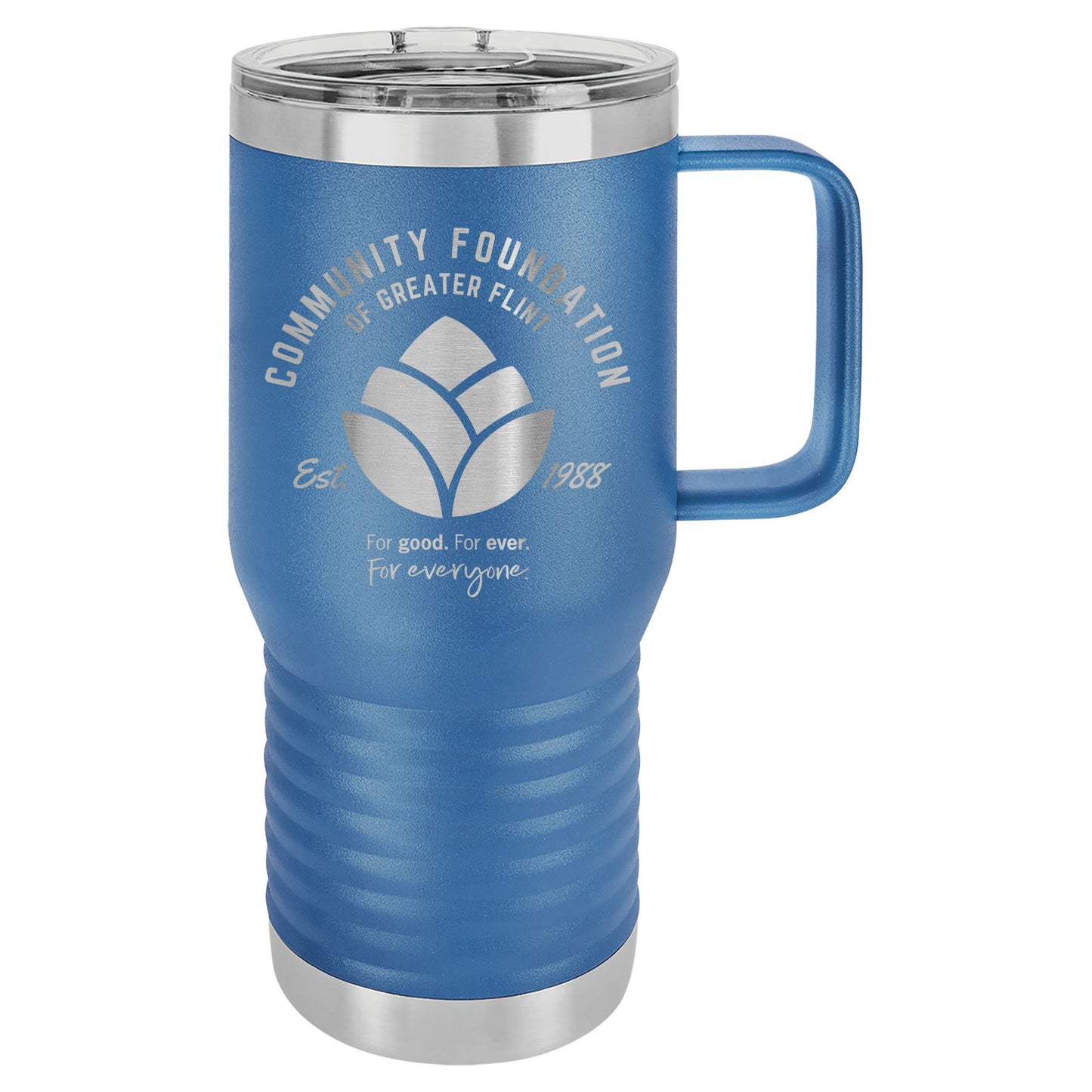 Community Foundation of Greater Flint 20 oz. Vacuum Insulated Travel Mug with Slider Lid