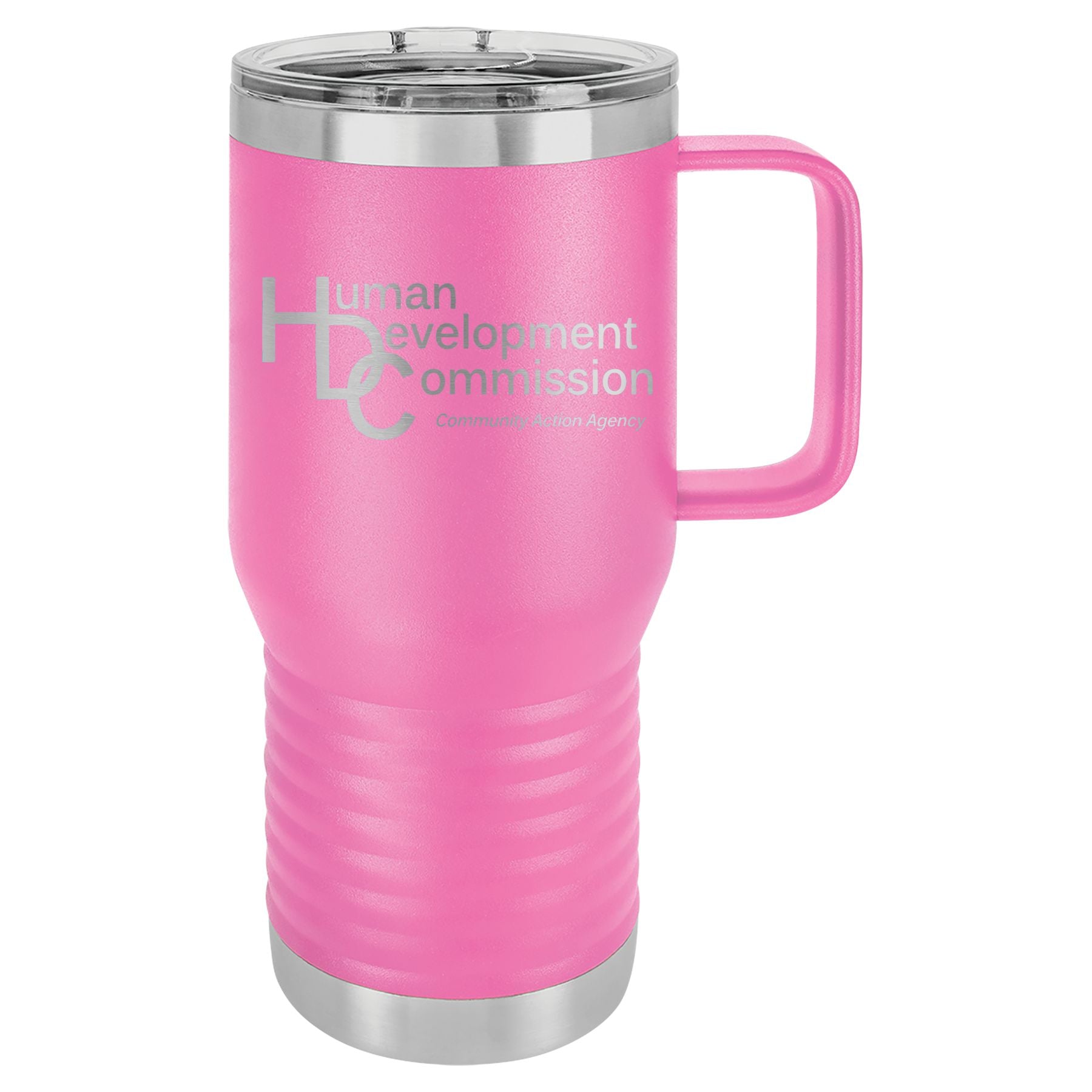 Human Development Commission 20 oz. Vacuum Insulated Travel Mug with Slider Lid