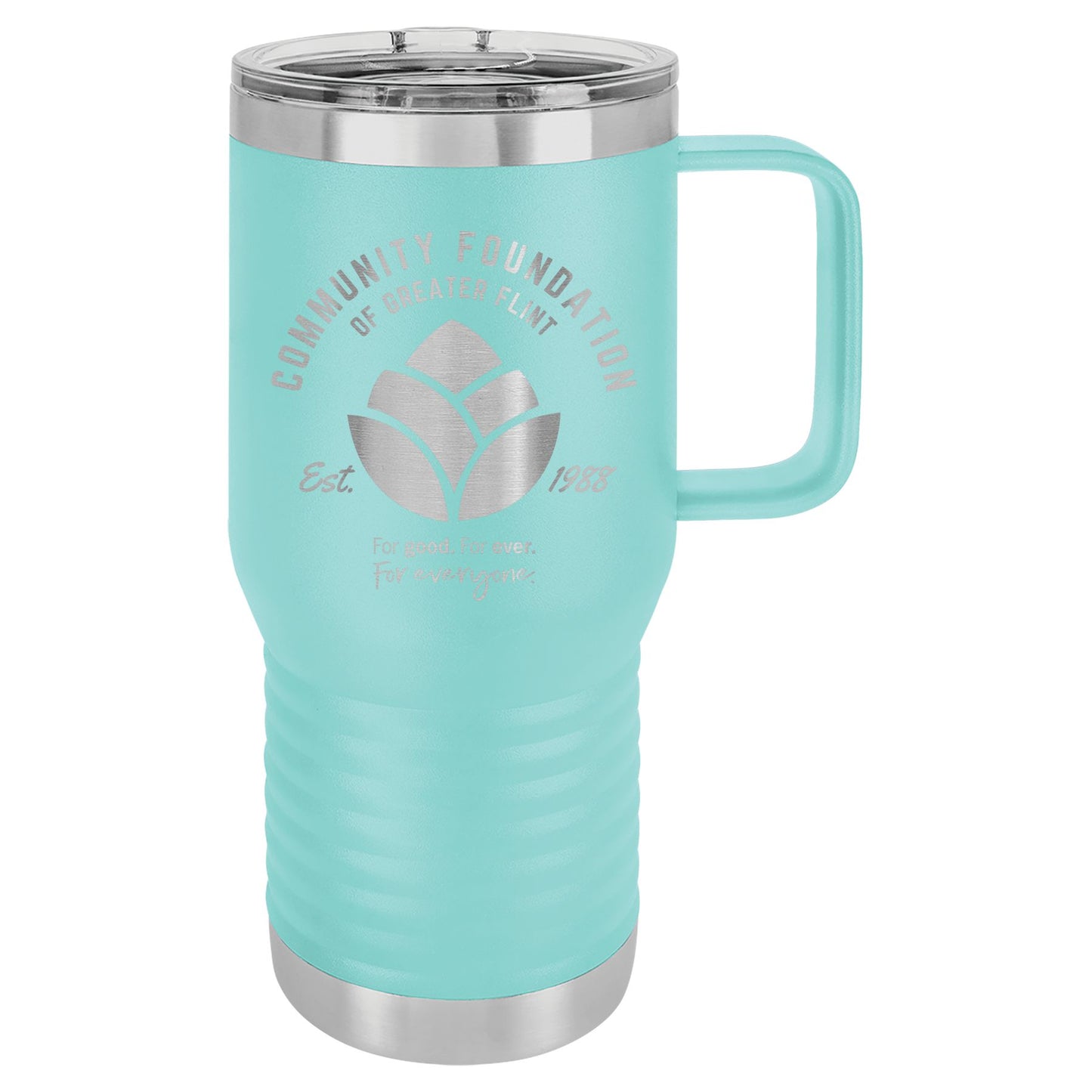 Community Foundation of Greater Flint 20 oz. Vacuum Insulated Travel Mug with Slider Lid