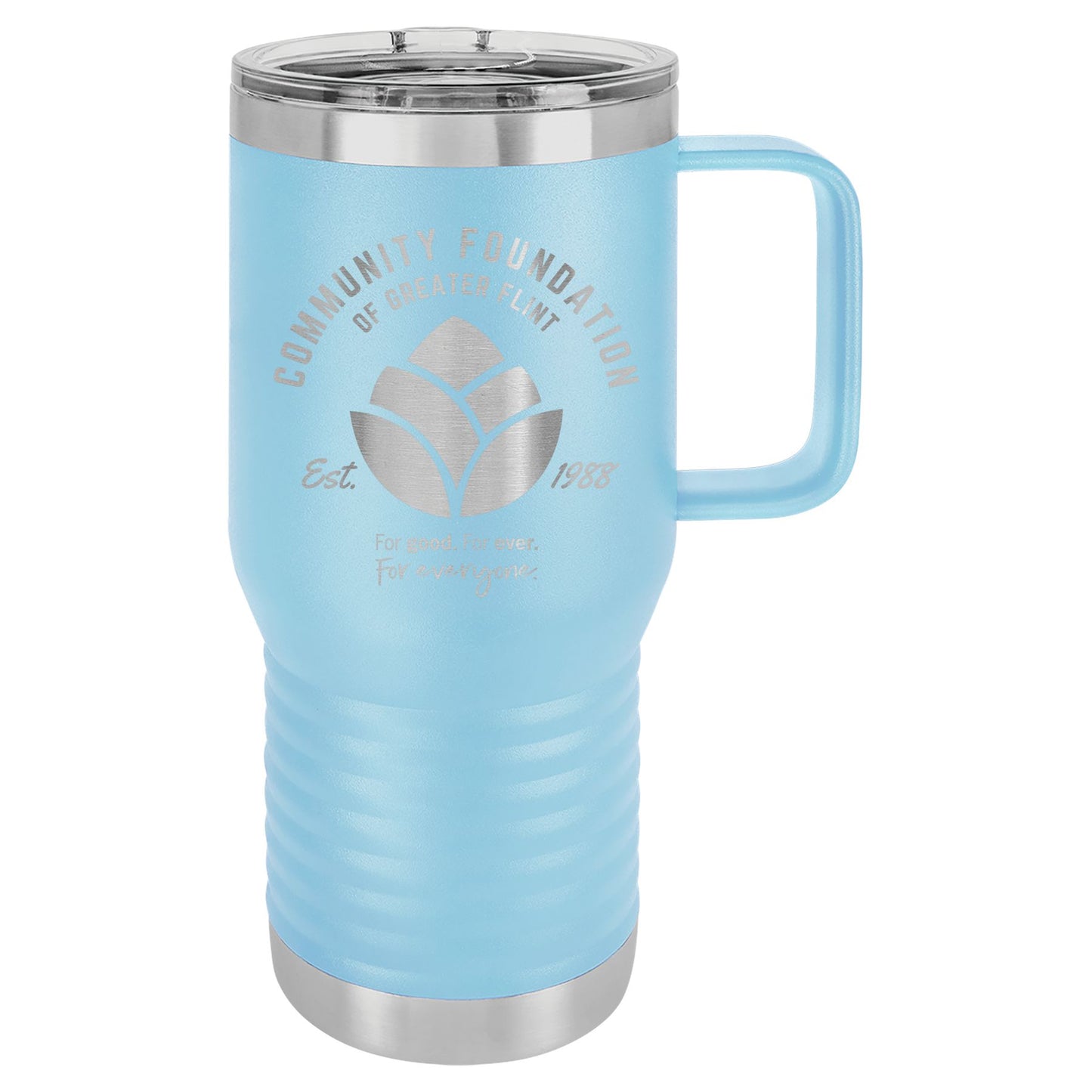 Community Foundation of Greater Flint 20 oz. Vacuum Insulated Travel Mug with Slider Lid