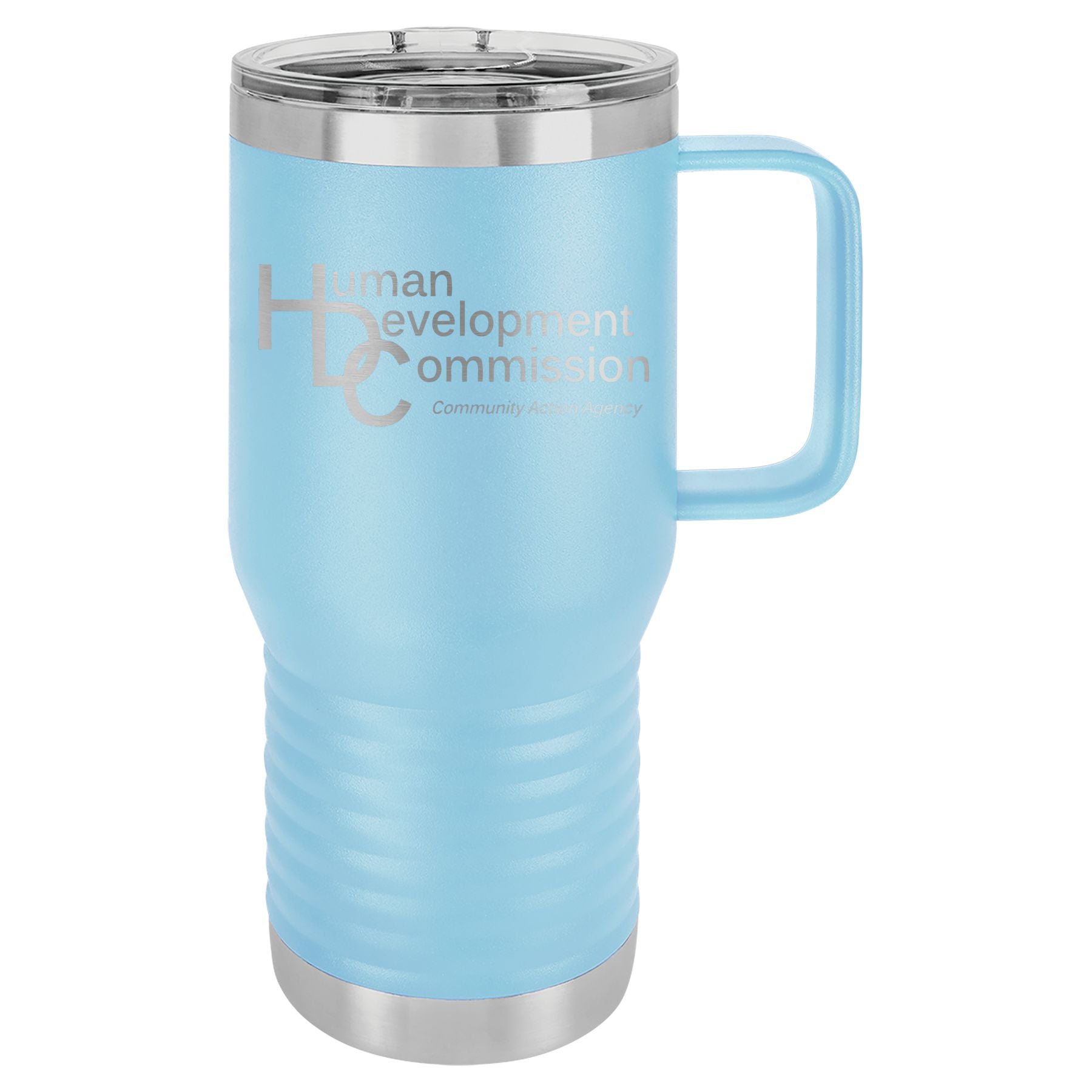 Human Development Commission 20 oz. Vacuum Insulated Travel Mug with Slider Lid