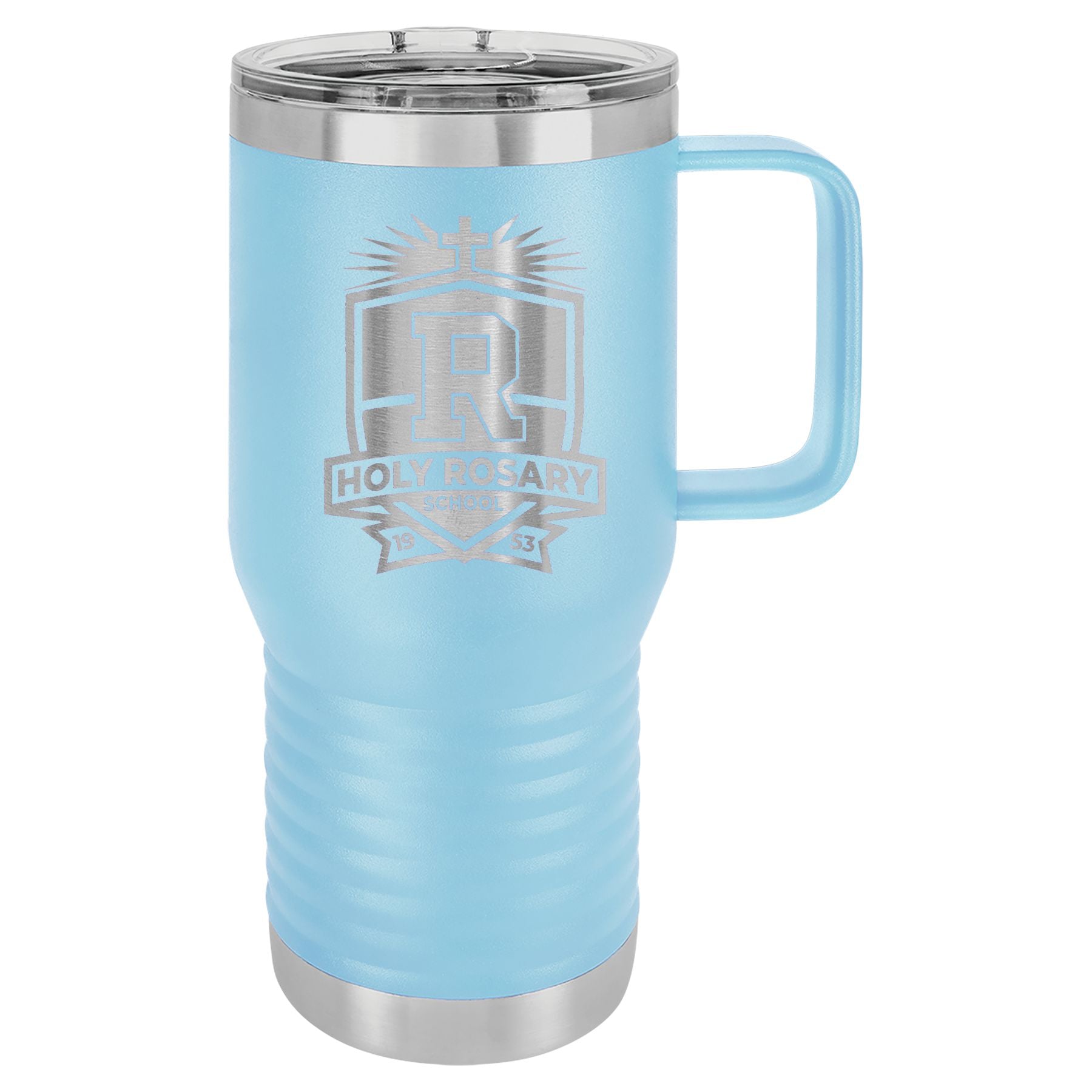 Holy Rosary 20 oz. Vacuum Insulated Travel Mug with Slider Lid