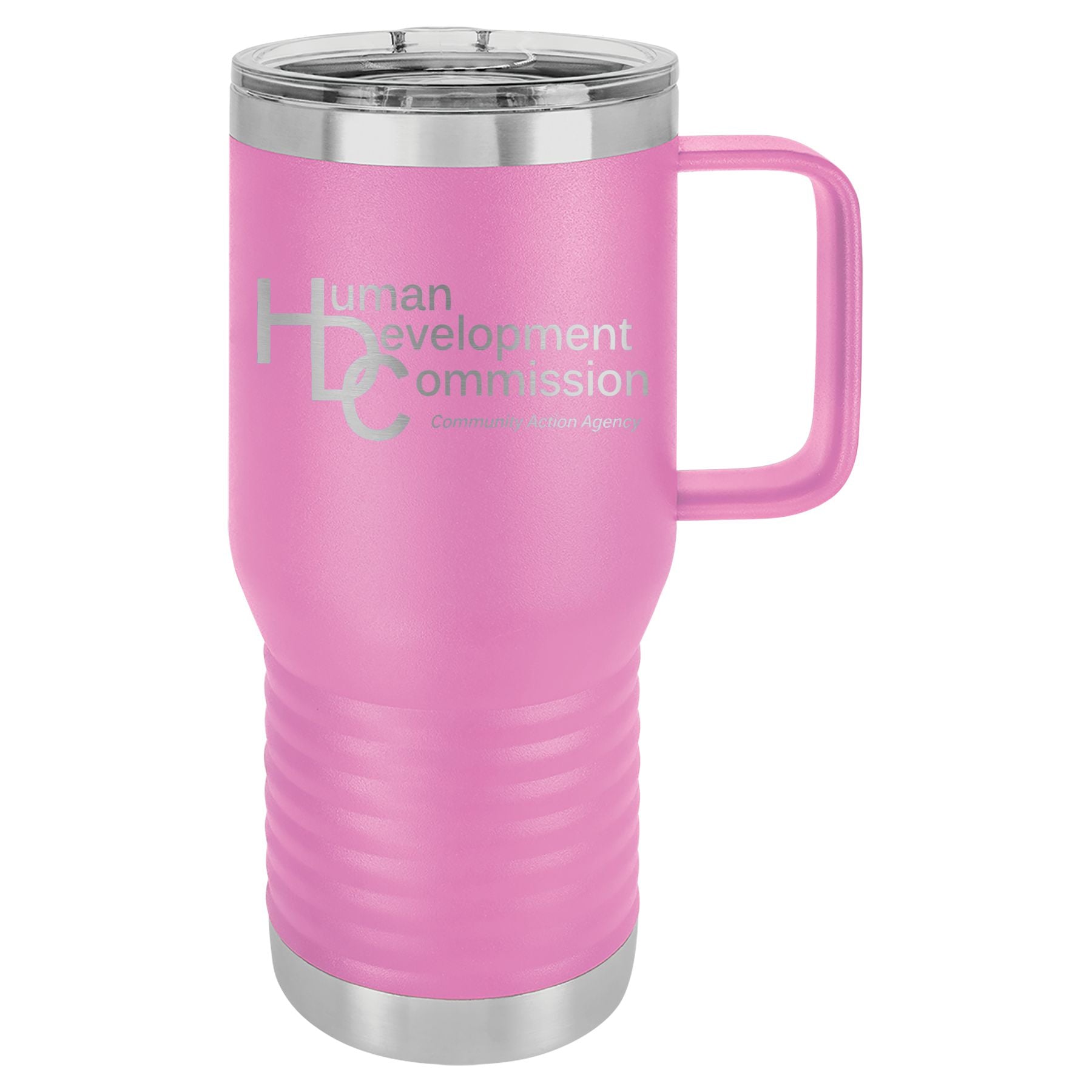 Human Development Commission 20 oz. Vacuum Insulated Travel Mug with Slider Lid