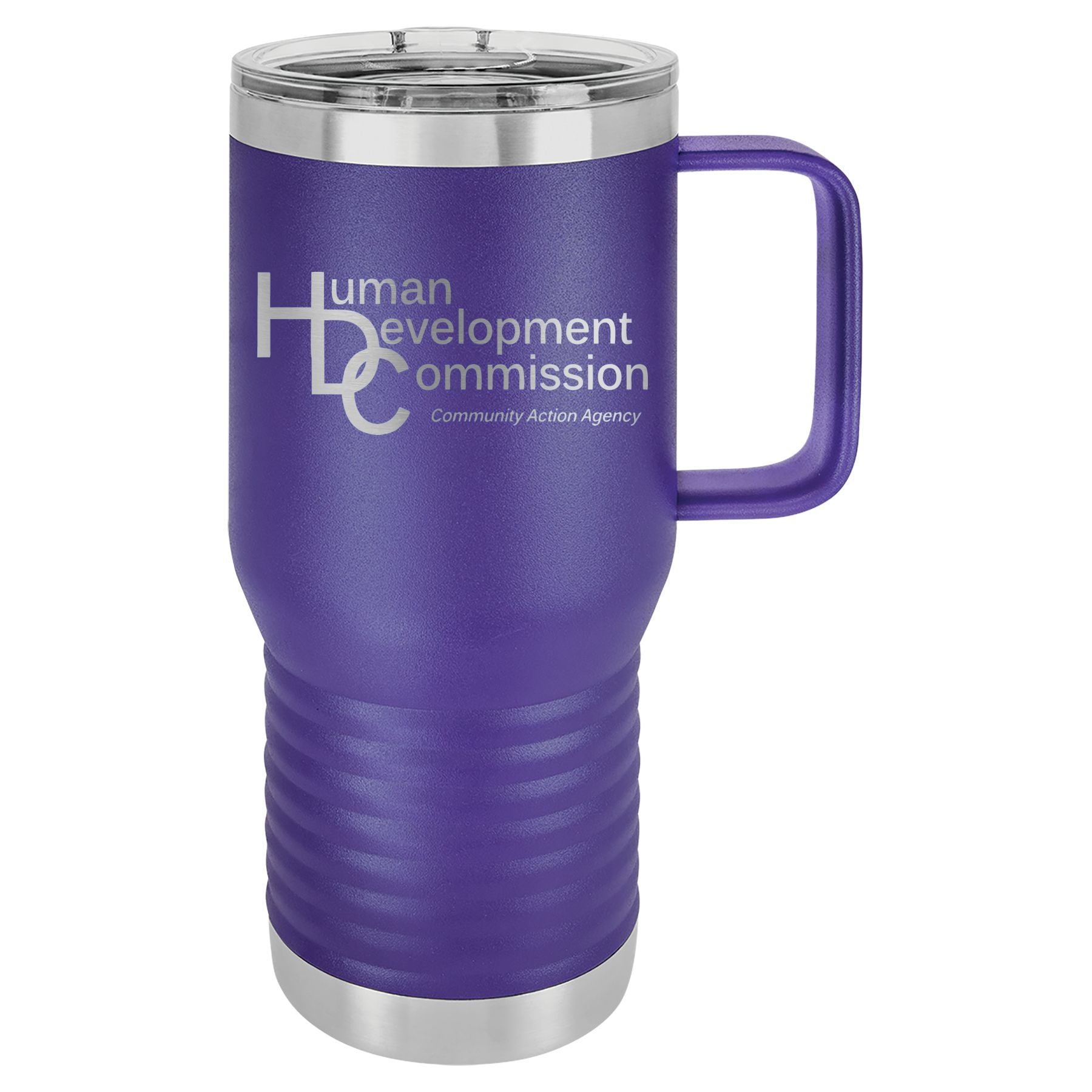 Human Development Commission 20 oz. Vacuum Insulated Travel Mug with Slider Lid