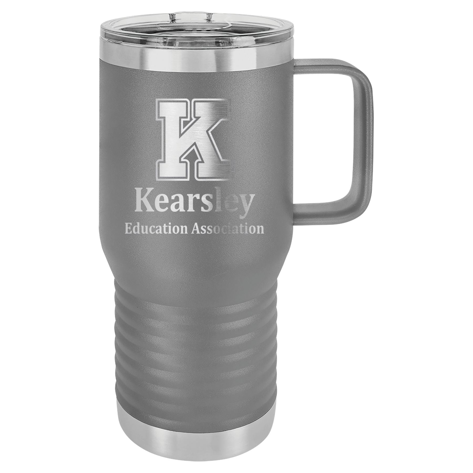 Kearsley Education Association 20 oz. Vacuum Insulated Travel Mug with Slider Lid