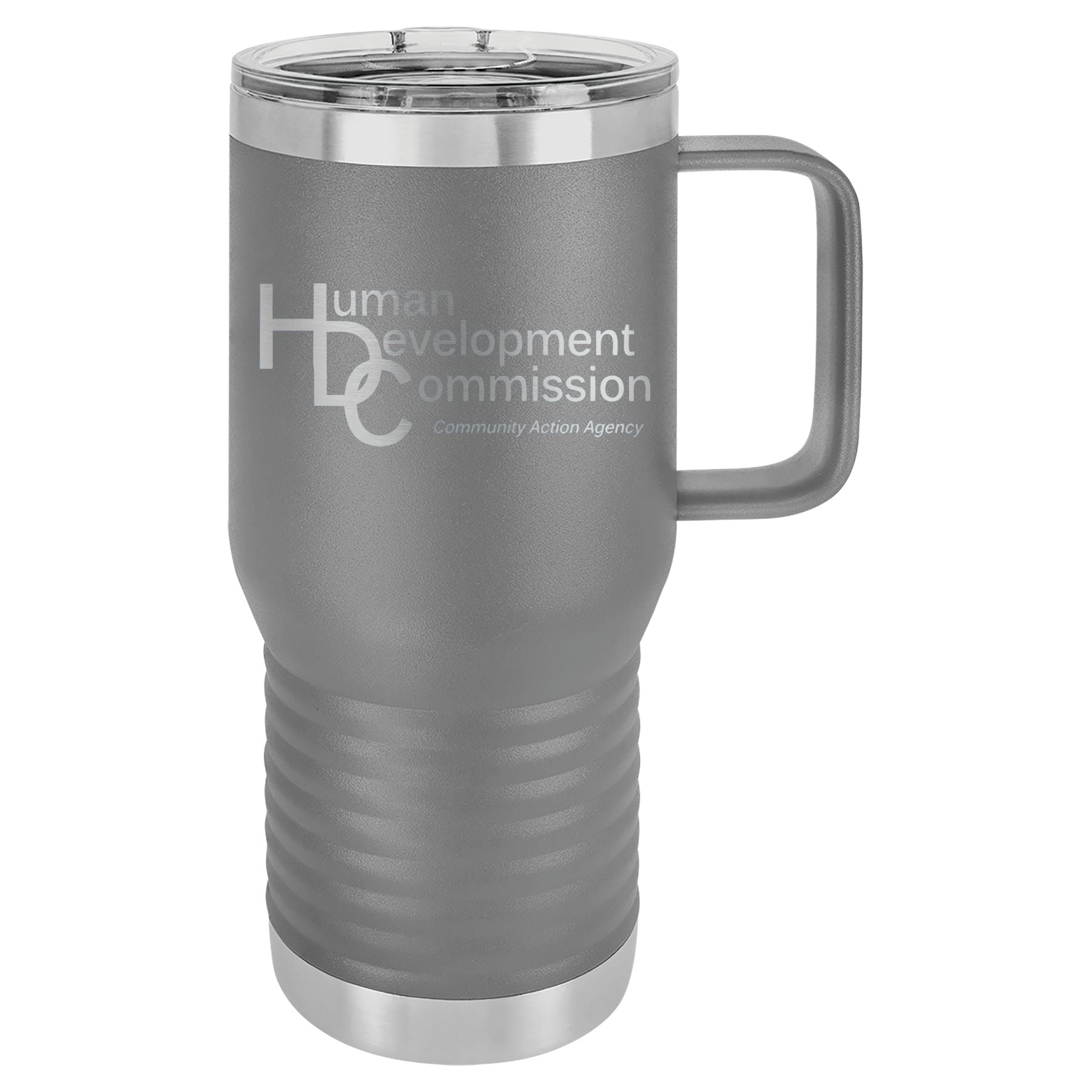 Human Development Commission 20 oz. Vacuum Insulated Travel Mug with Slider Lid