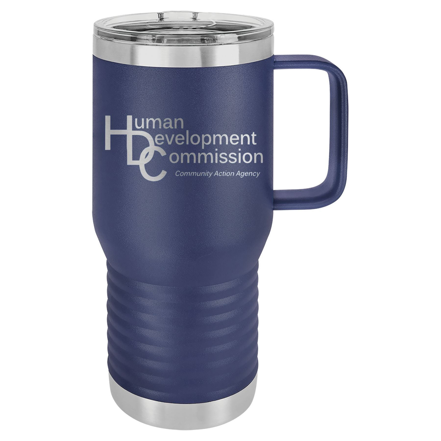 Human Development Commission 20 oz. Vacuum Insulated Travel Mug with Slider Lid