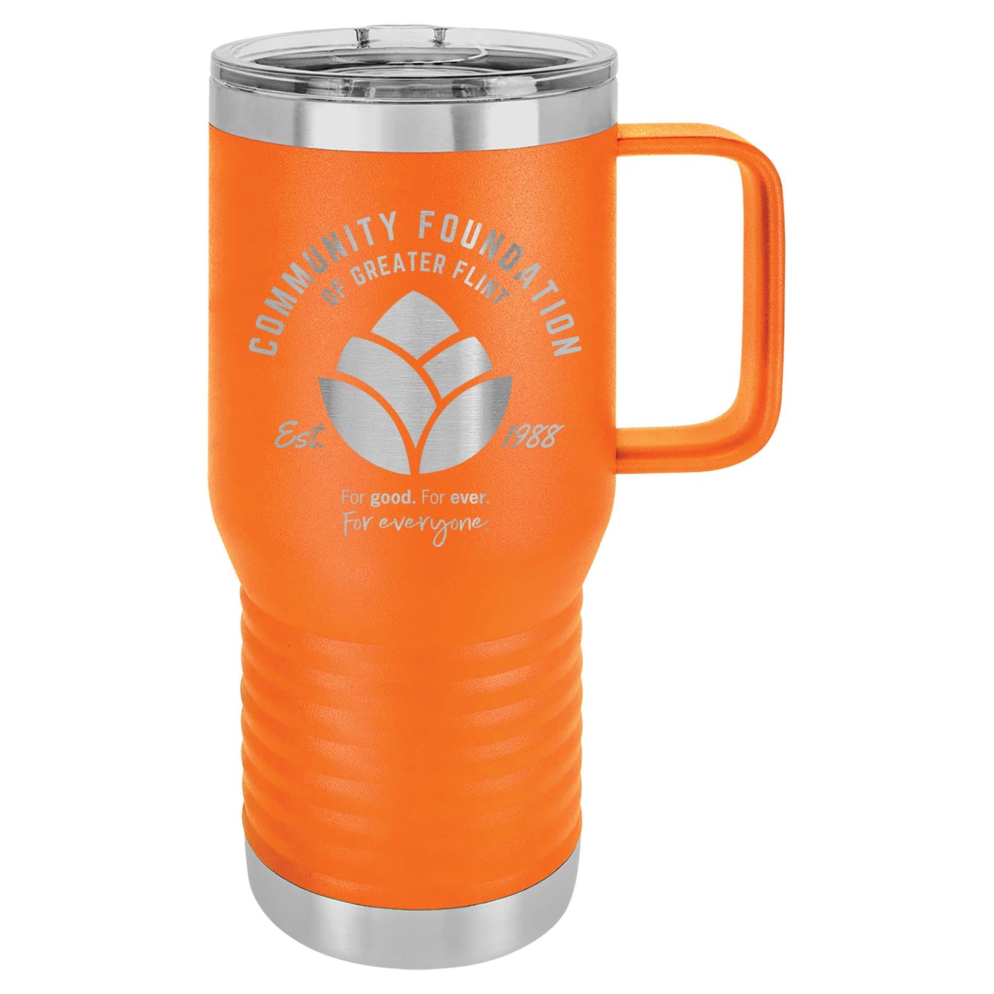 Community Foundation of Greater Flint 20 oz. Vacuum Insulated Travel Mug with Slider Lid