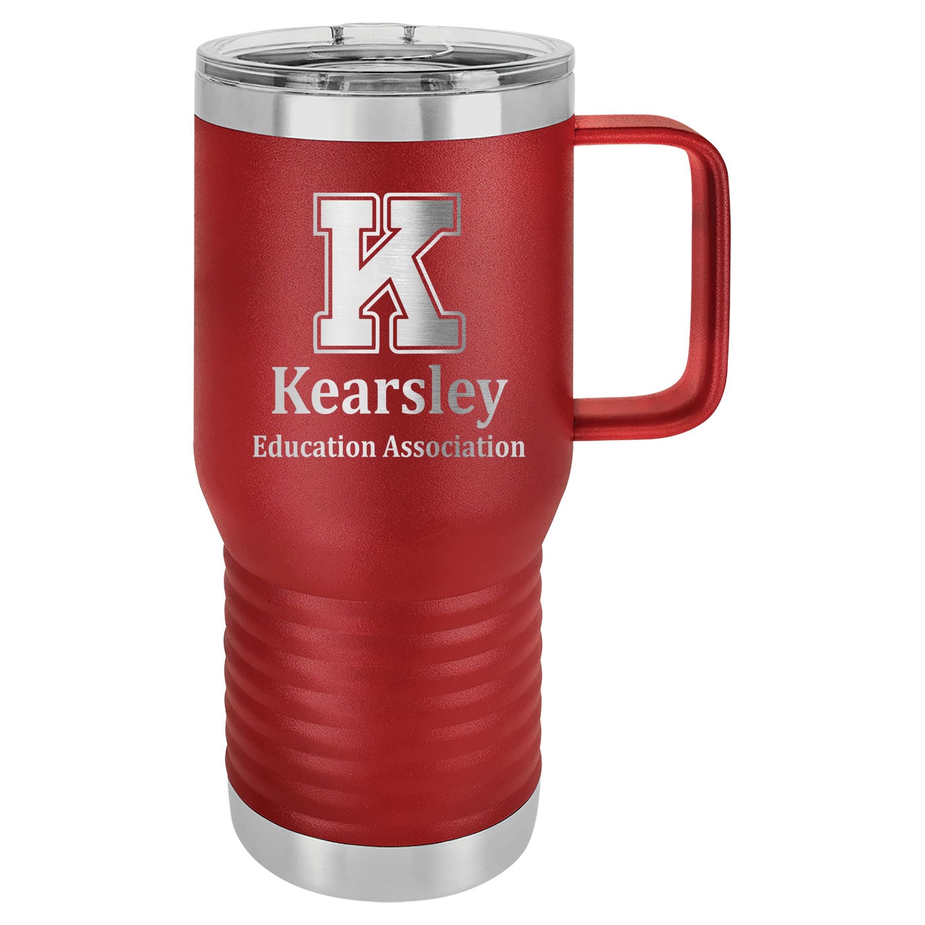 Kearsley Education Association 20 oz. Vacuum Insulated Travel Mug with Slider Lid