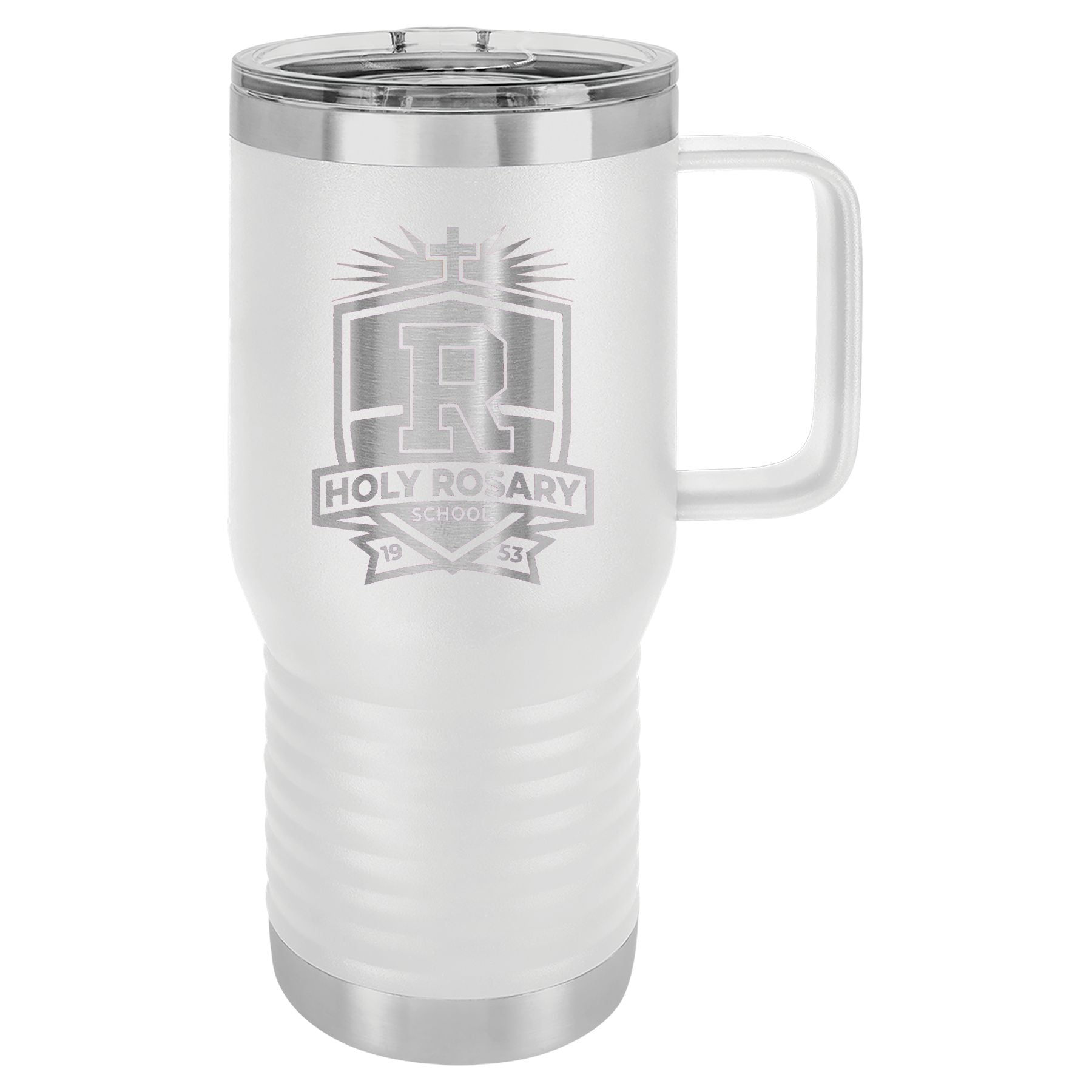 Holy Rosary 20 oz. Vacuum Insulated Travel Mug with Slider Lid