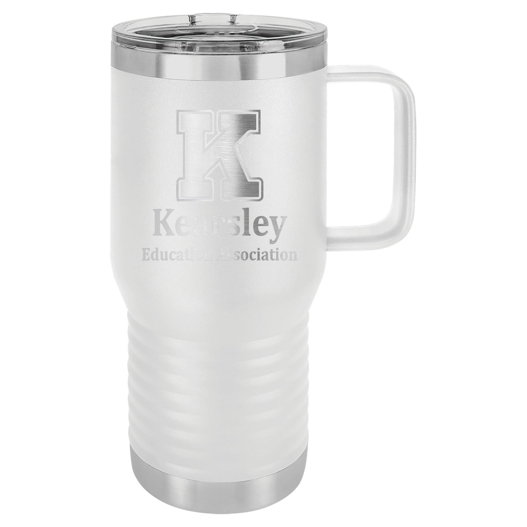 Kearsley Education Association 20 oz. Vacuum Insulated Travel Mug with Slider Lid