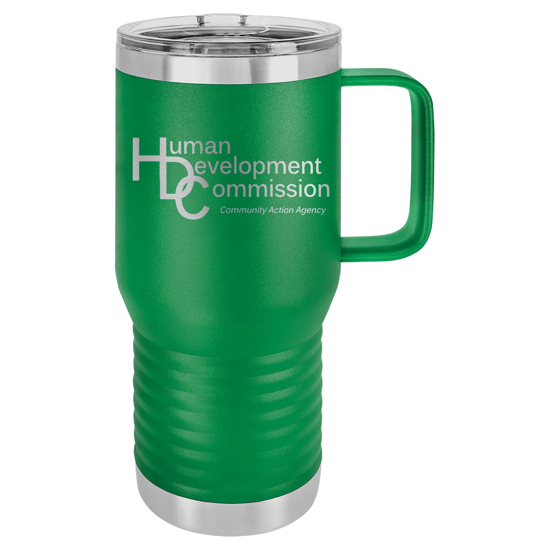 Human Development Commission 20 oz. Vacuum Insulated Travel Mug with Slider Lid
