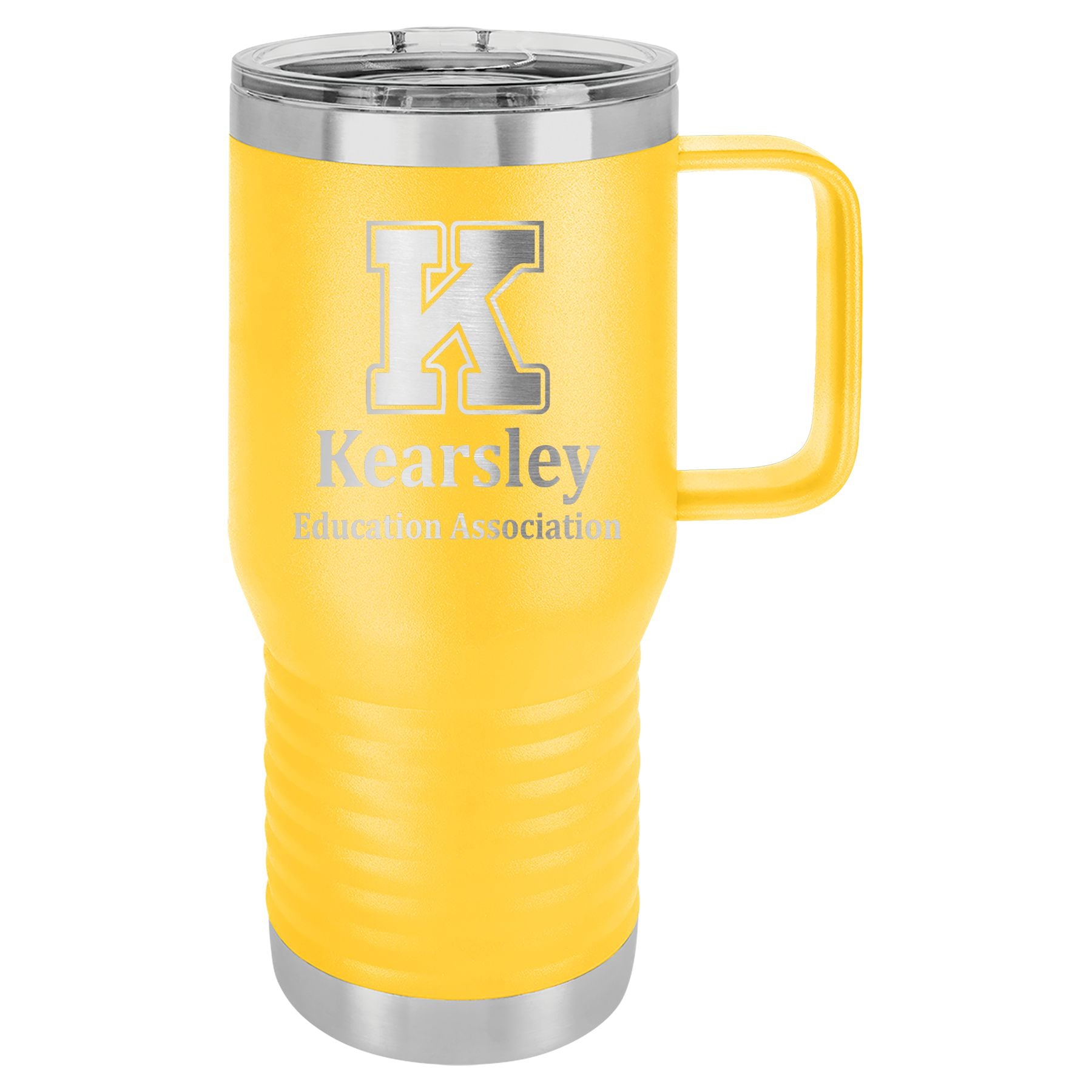 Kearsley Education Association 20 oz. Vacuum Insulated Travel Mug with Slider Lid