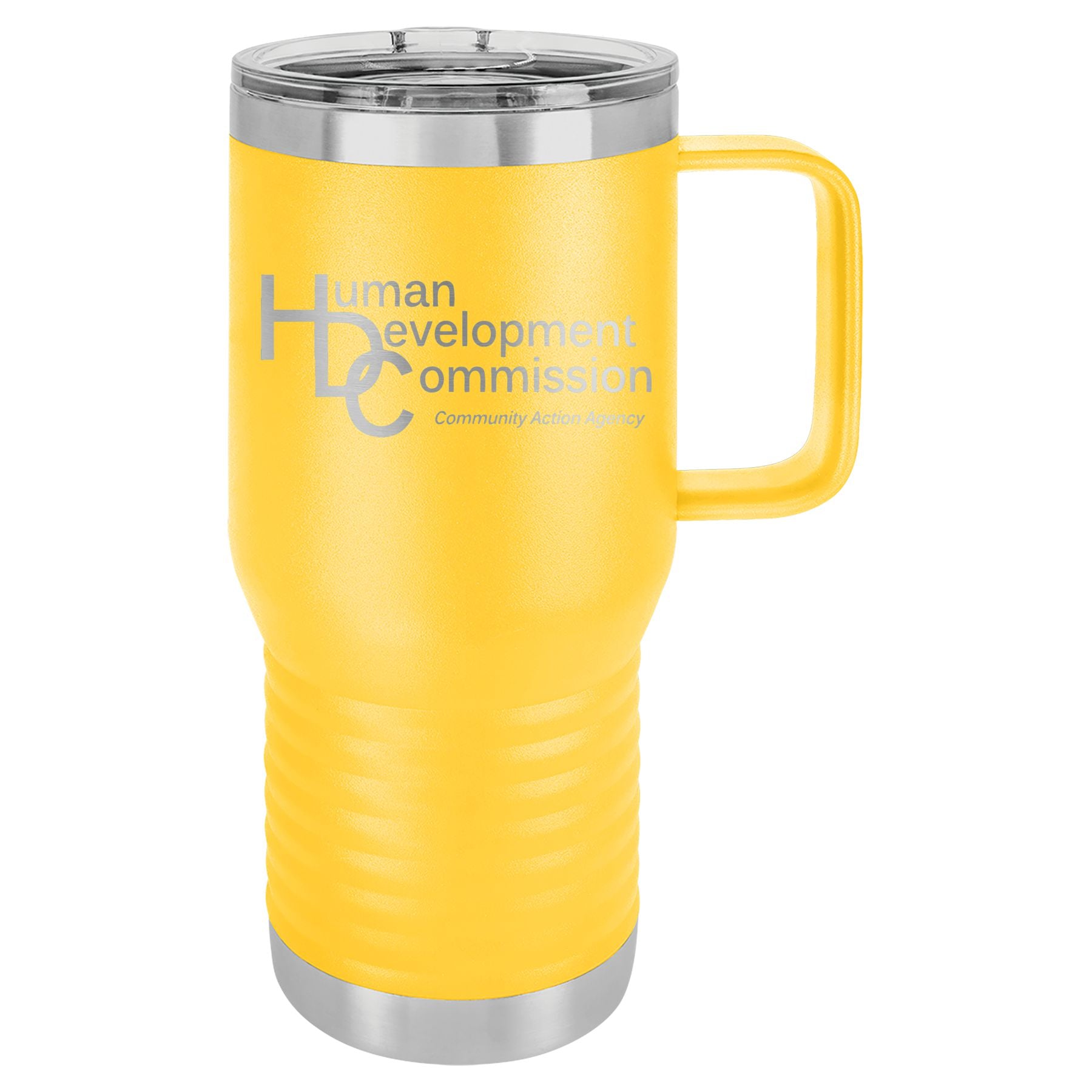 Human Development Commission 20 oz. Vacuum Insulated Travel Mug with Slider Lid