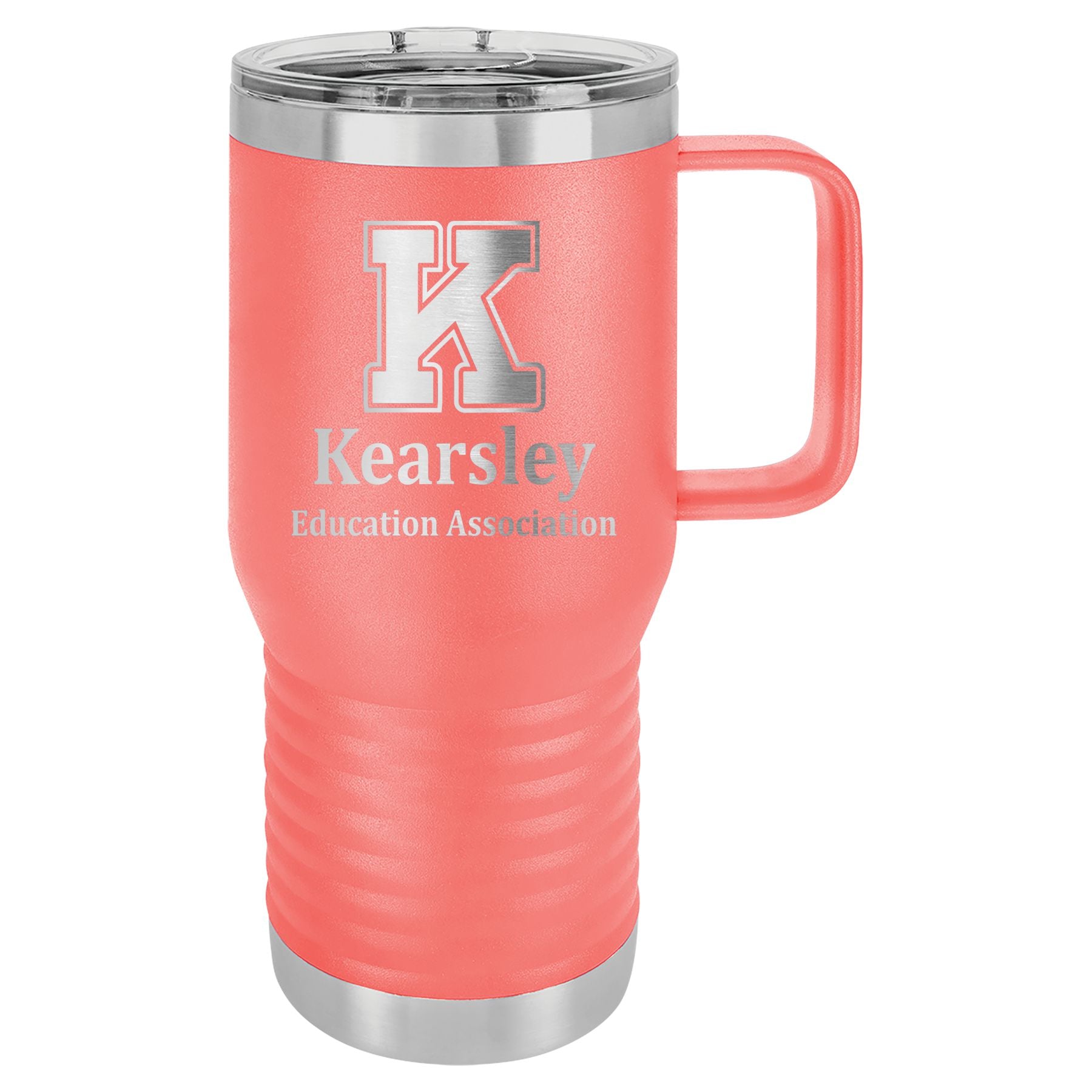 Kearsley Education Association 20 oz. Vacuum Insulated Travel Mug with Slider Lid