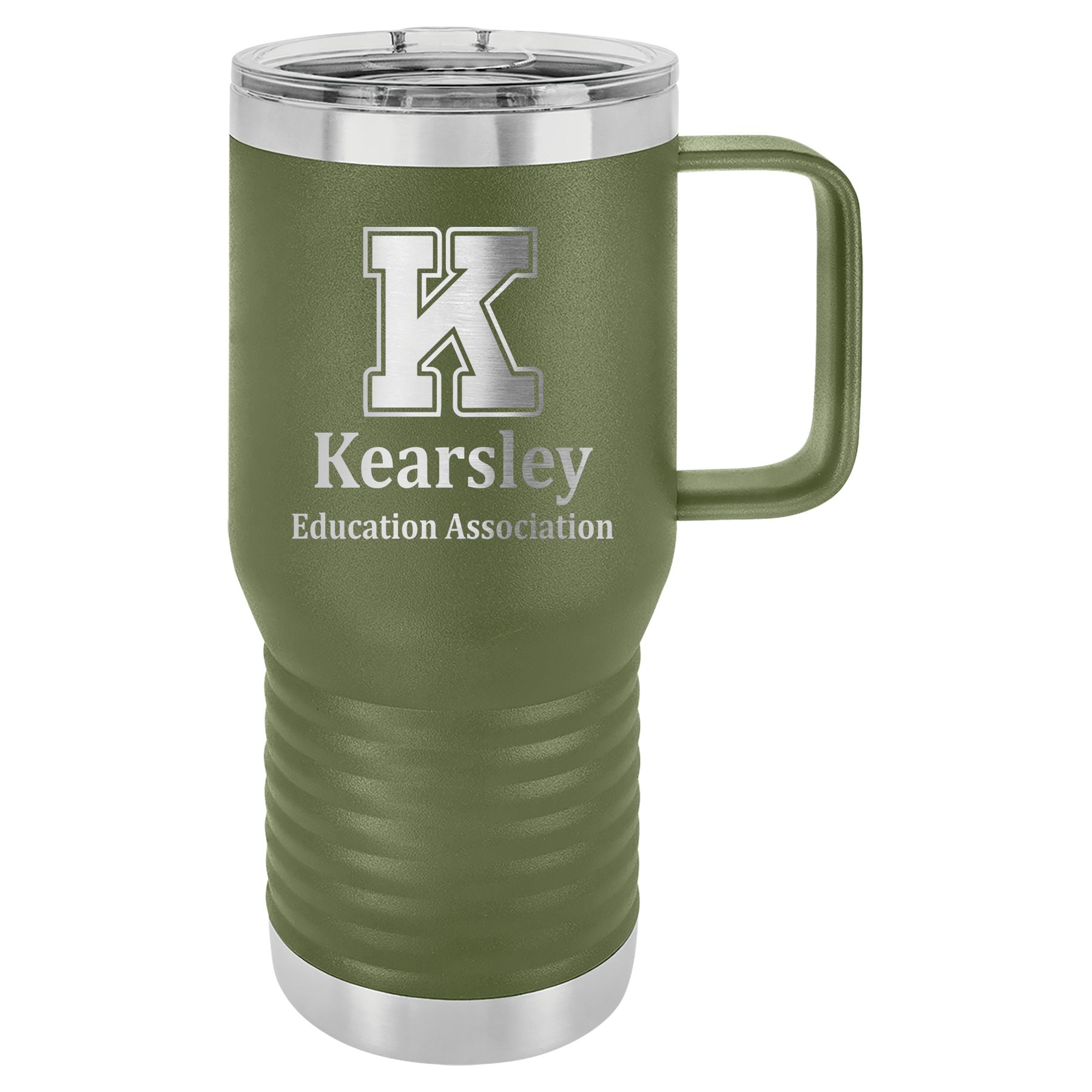 Kearsley Education Association 20 oz. Vacuum Insulated Travel Mug with Slider Lid
