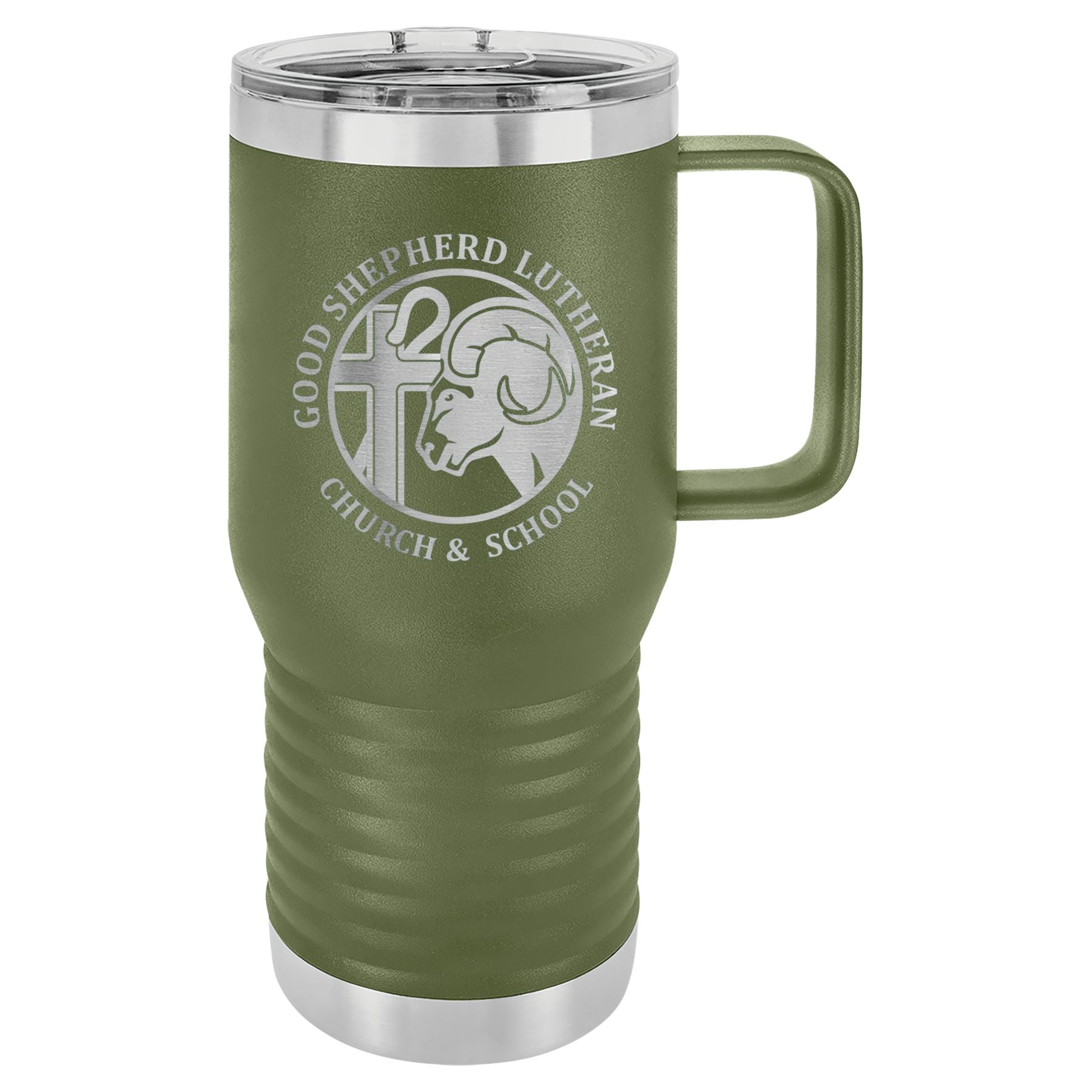Good Shepherd 20 oz. Vacuum Insulated Travel Mug with Slider Lid