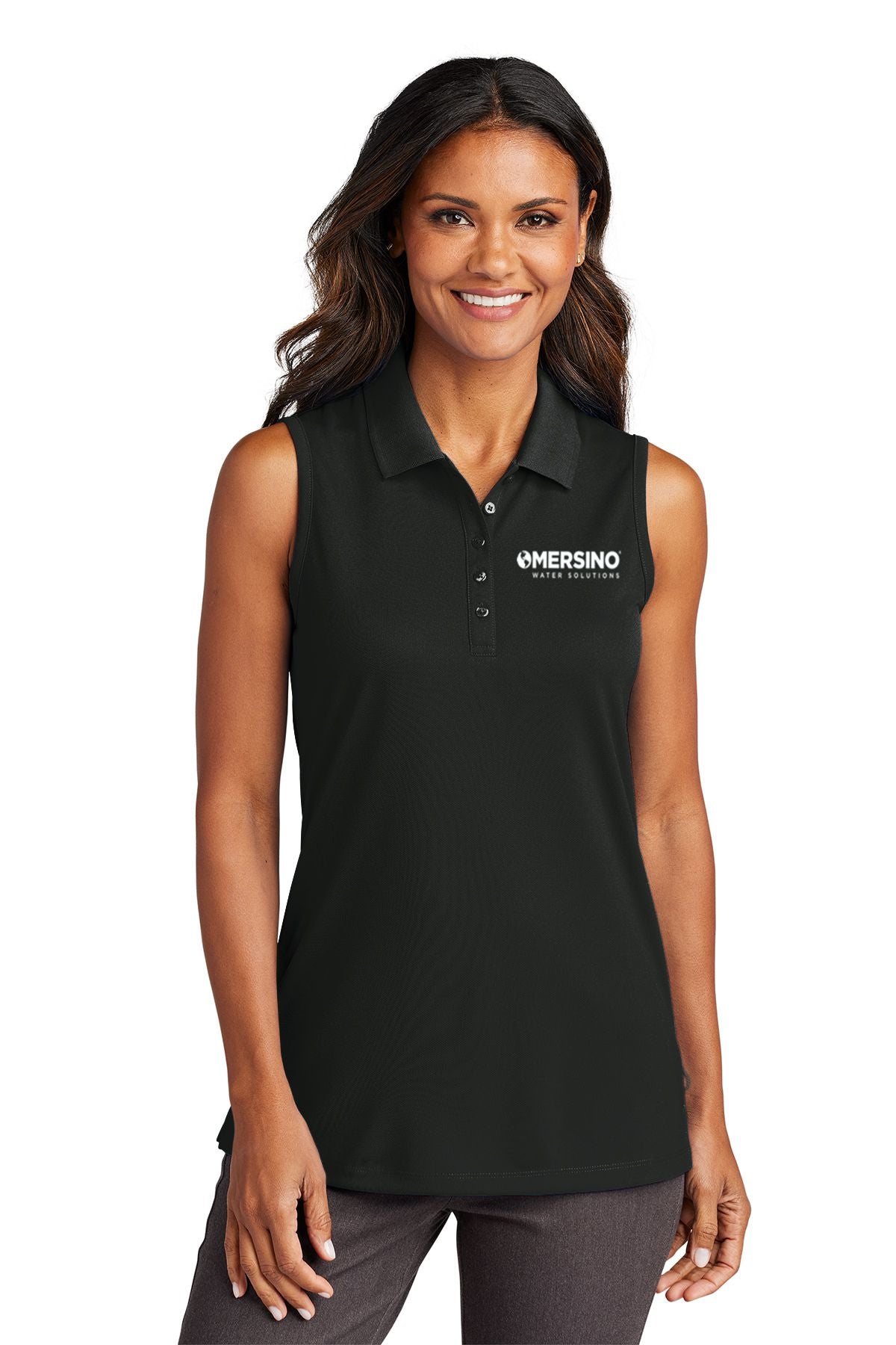 Mersino Women's Dry Zone® UV Micro-Mesh Sleeveless Polo