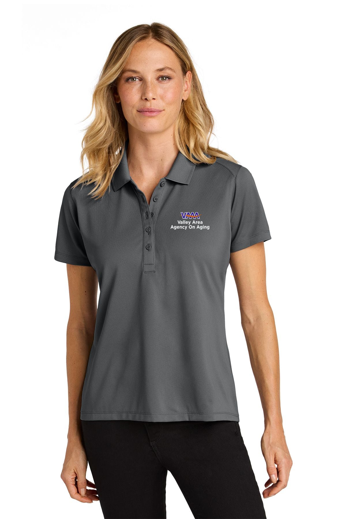Valley Area Agency On Aging Wearever Performance Pique Polo