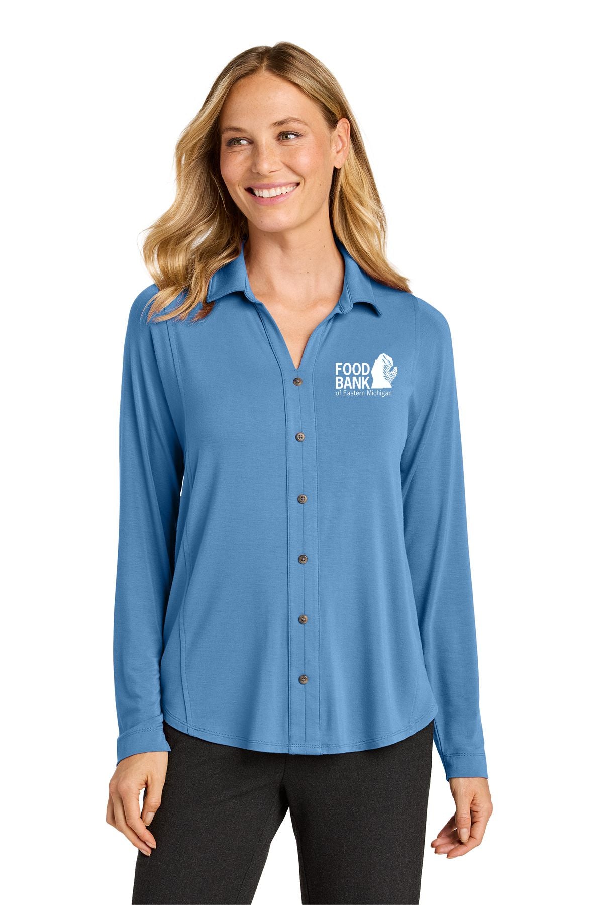 Food Bank of Eastern Michigan Port Authority® Women’s Luxe Knit Button Tunic