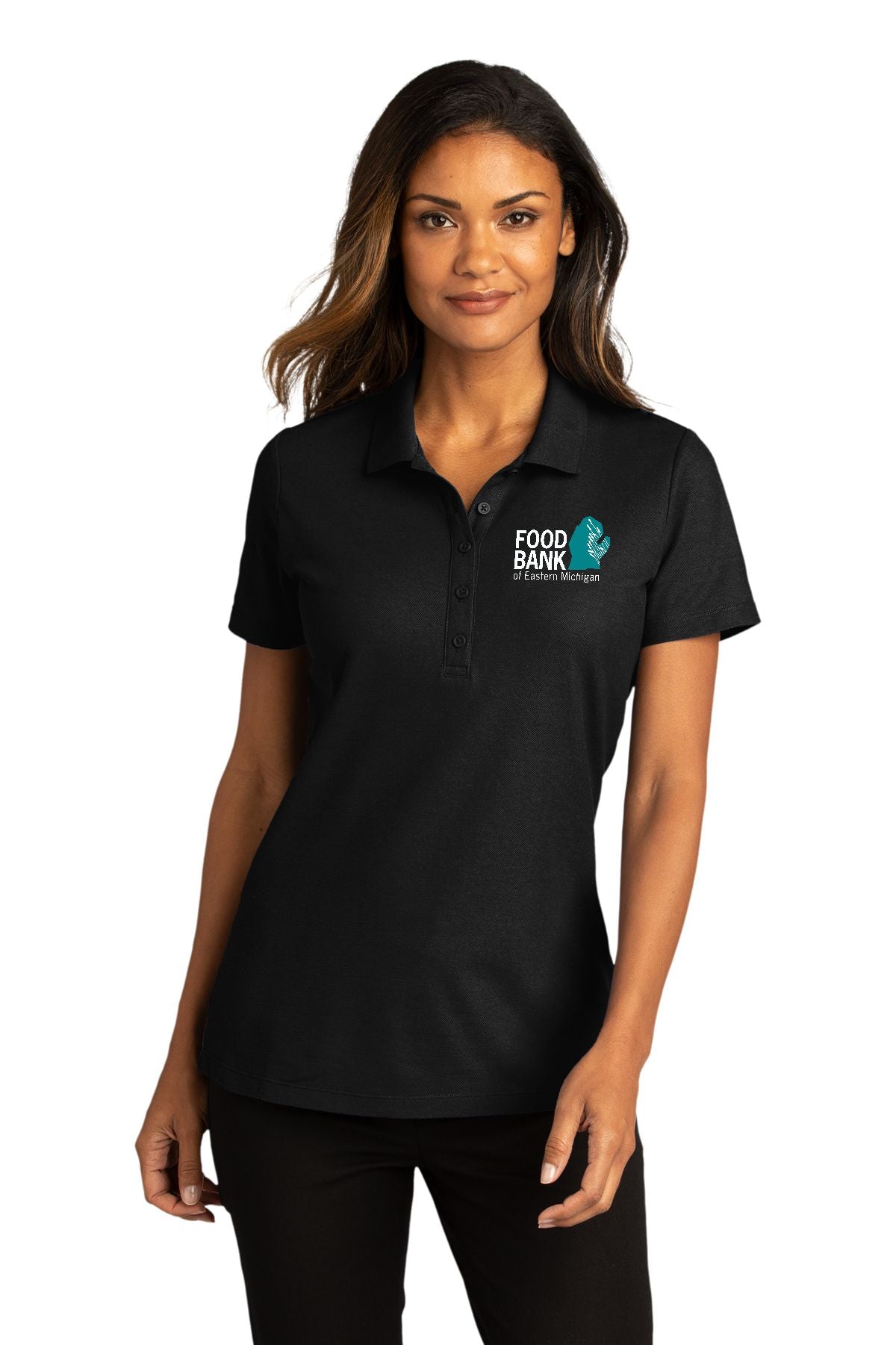 Food Bank of Eastern Michigan Ladies SuperPro React™ Polo