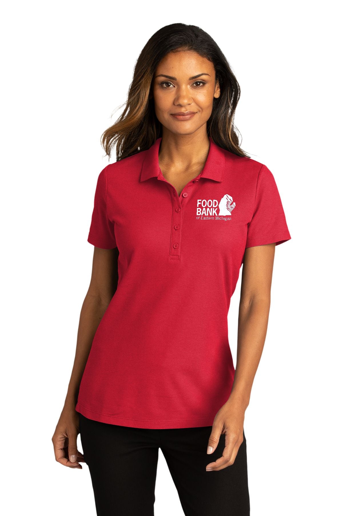 Food Bank of Eastern Michigan Ladies SuperPro React™ Polo