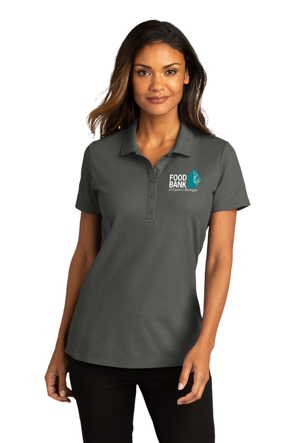 Food Bank of Eastern Michigan Ladies SuperPro React™ Polo