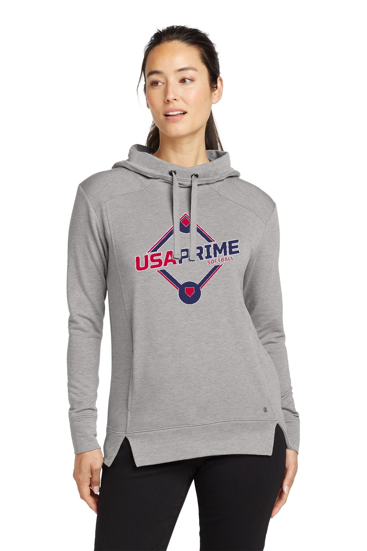 USA Prime Ladies Luuma Pullover Fleece Hoodie