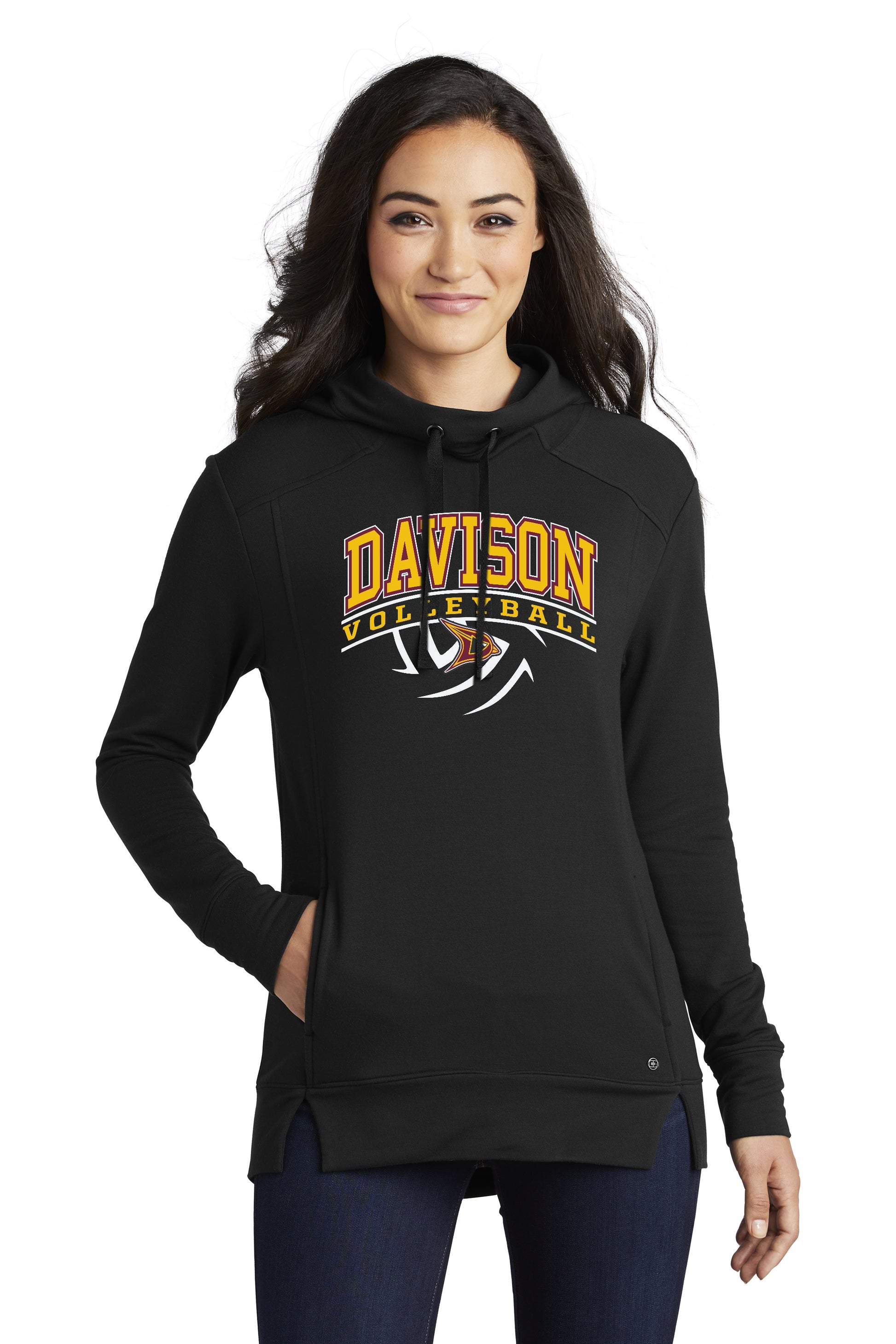 Davison Volleyball Ladies Luuma Pullover Fleece Hoodie