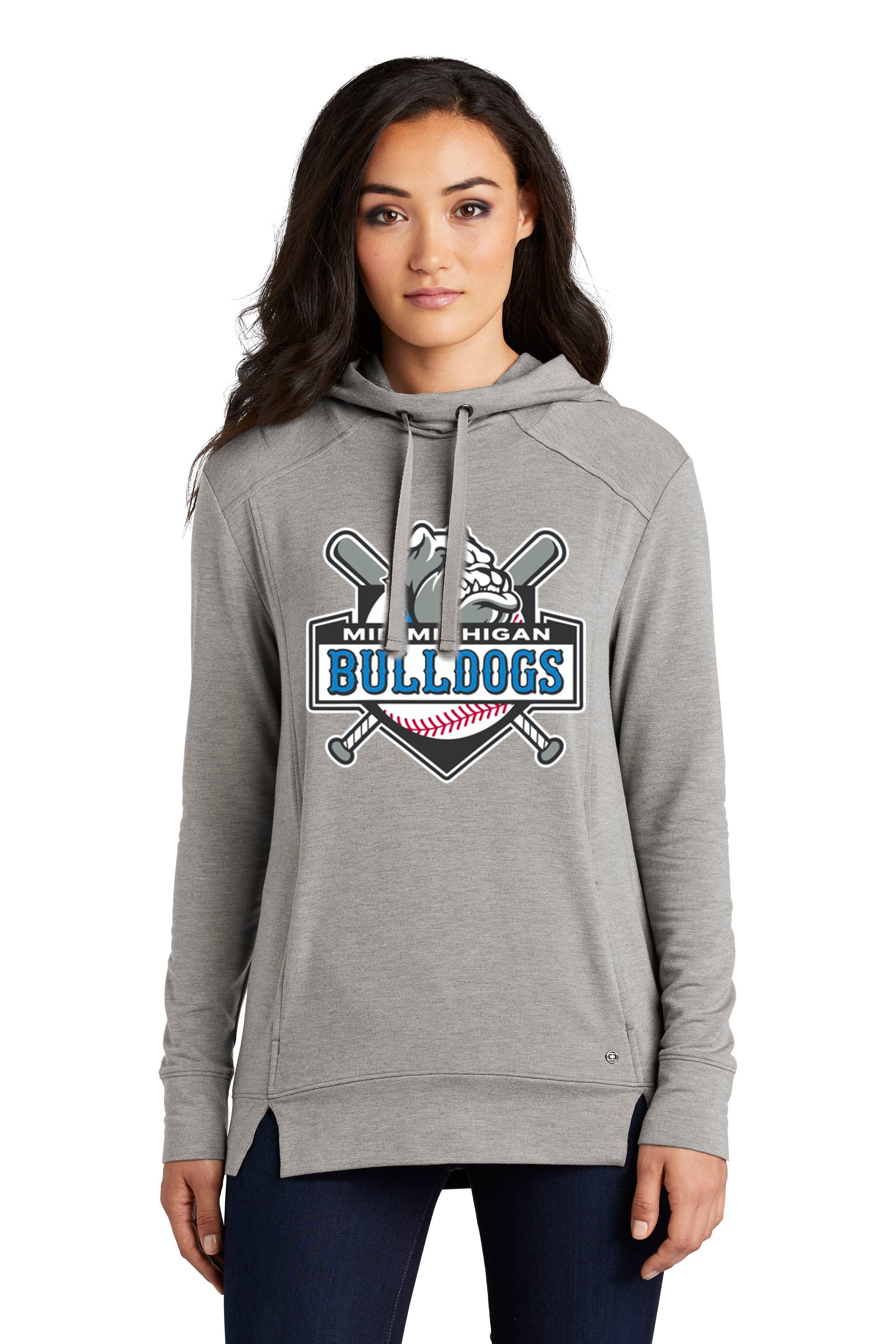 Mid Michigan Bulldogs Ladies Luuma Pullover Fleece Hoodie