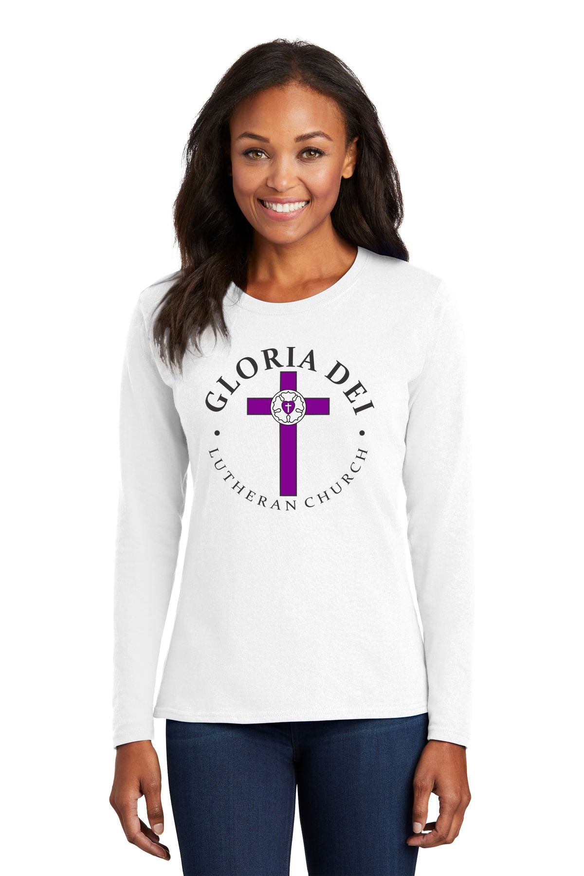Gloria Dei Lutheran Church Ladies Long Sleeve