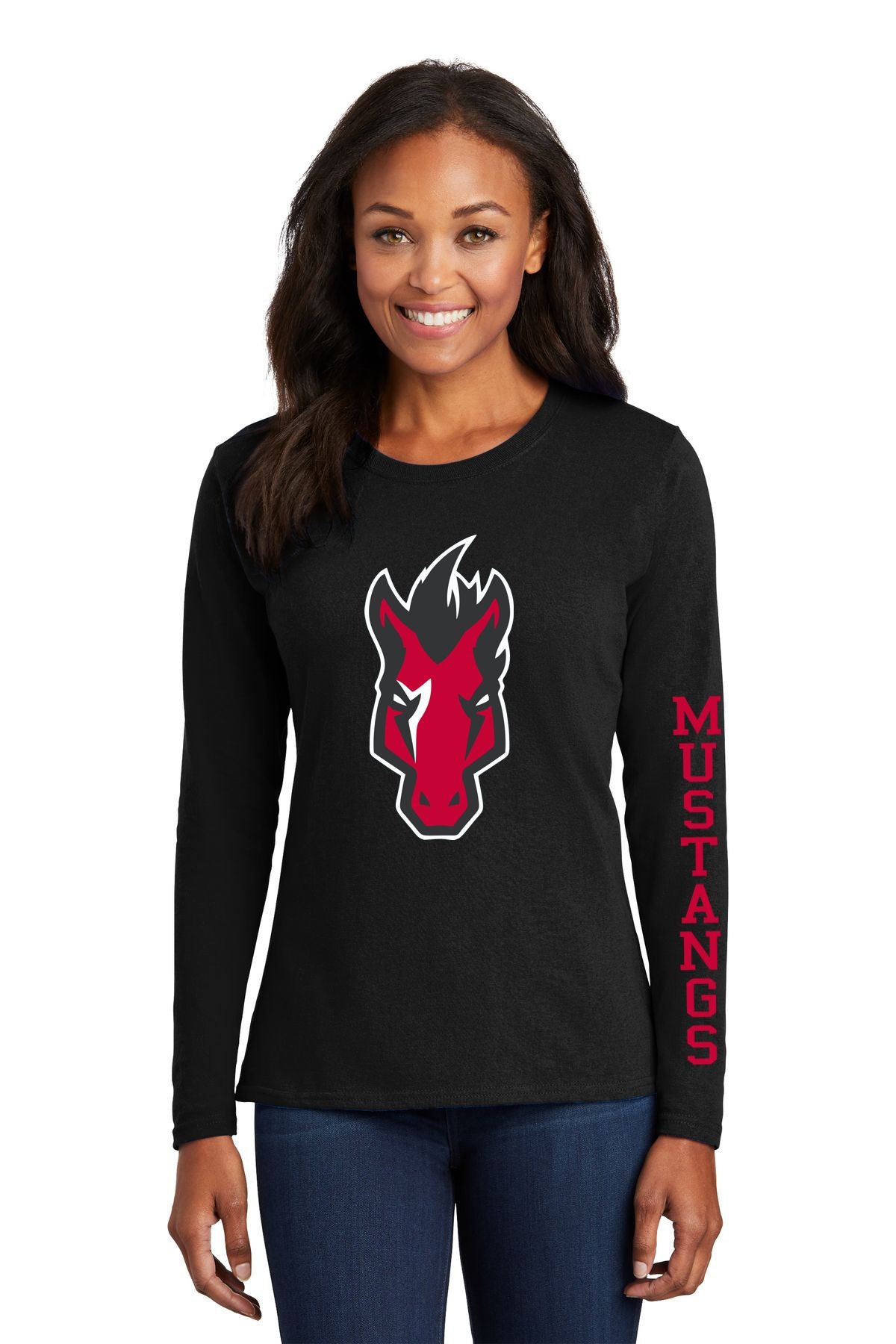 Mustangs Basic Long Sleeve Shirt