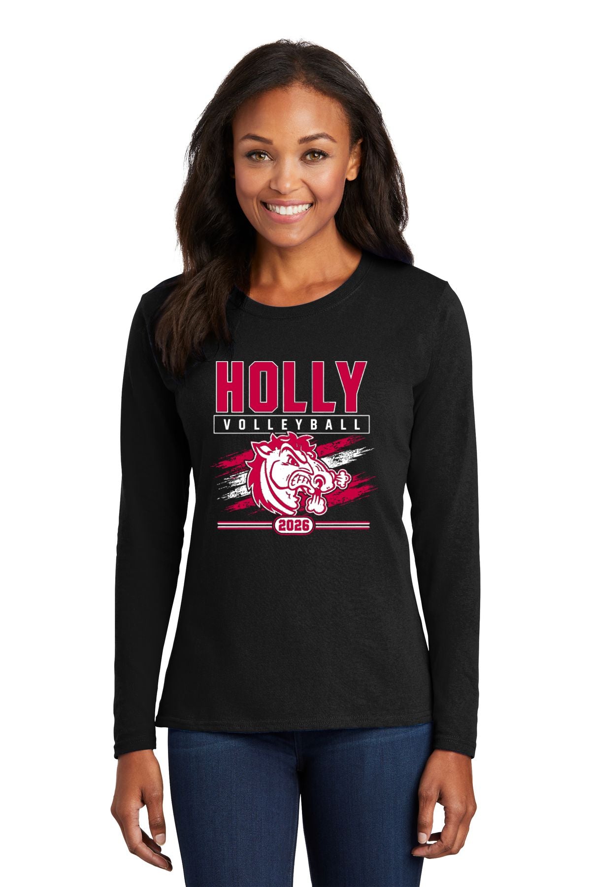 Holly Volleyball Basic Long Sleeve Shirt