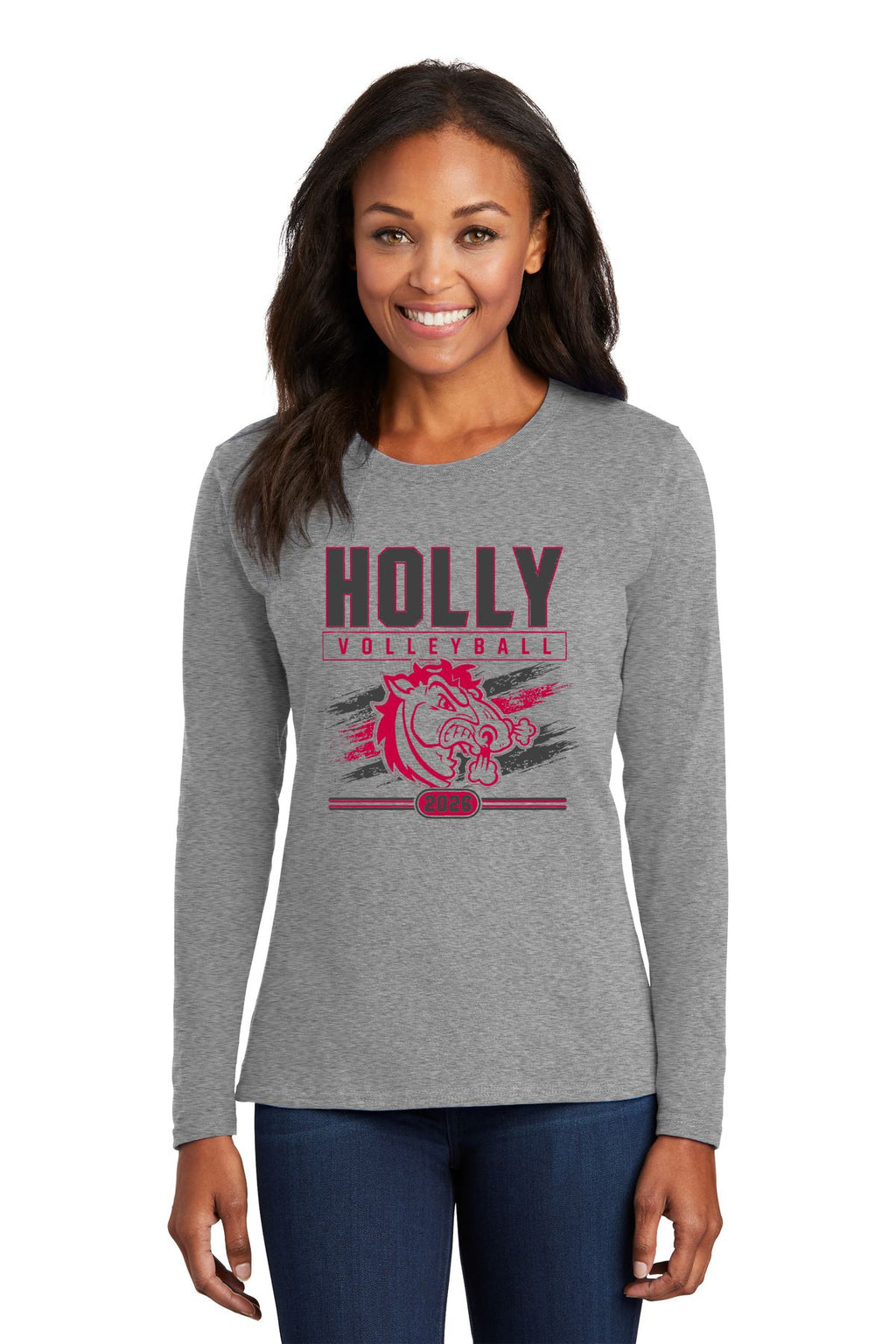 Holly Volleyball Basic Long Sleeve Shirt