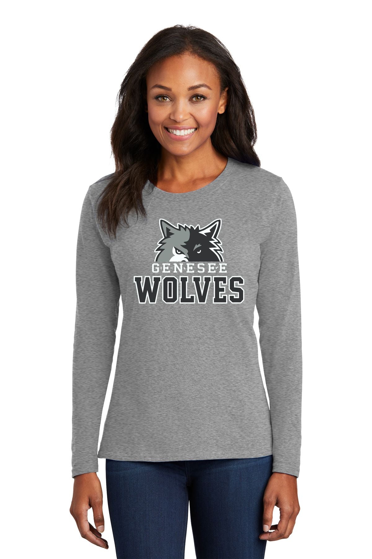 Genesee Wolves Basic Long Sleeve Shirt -GWPTO