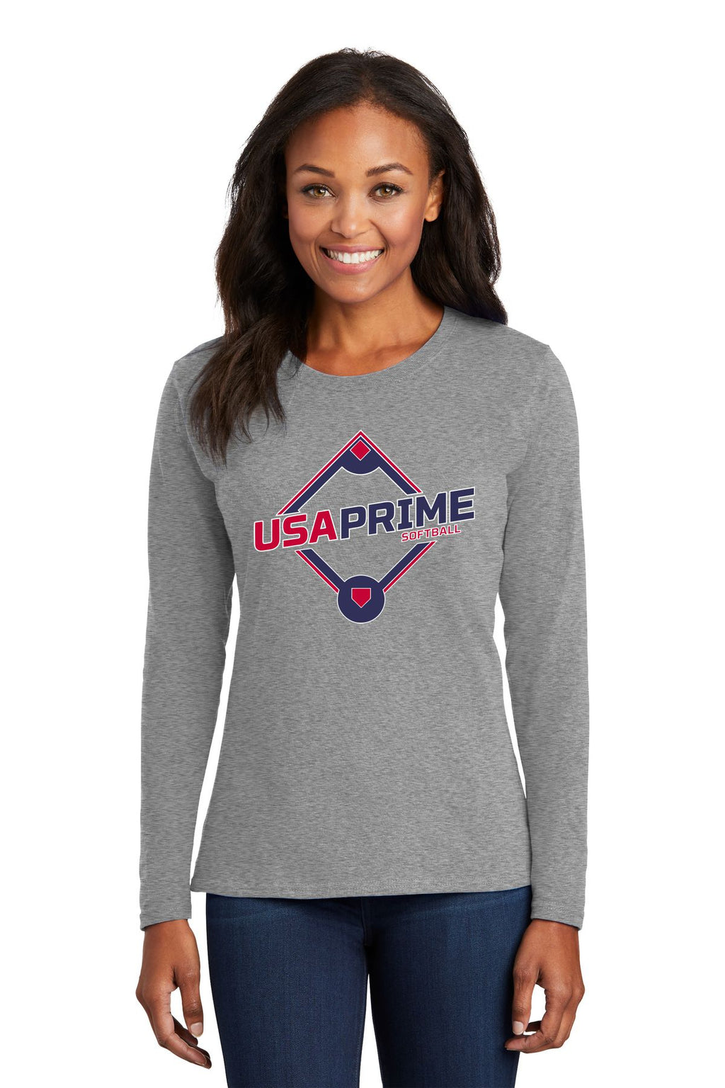 USA Prime Softball Basic Long Sleeve Shirt