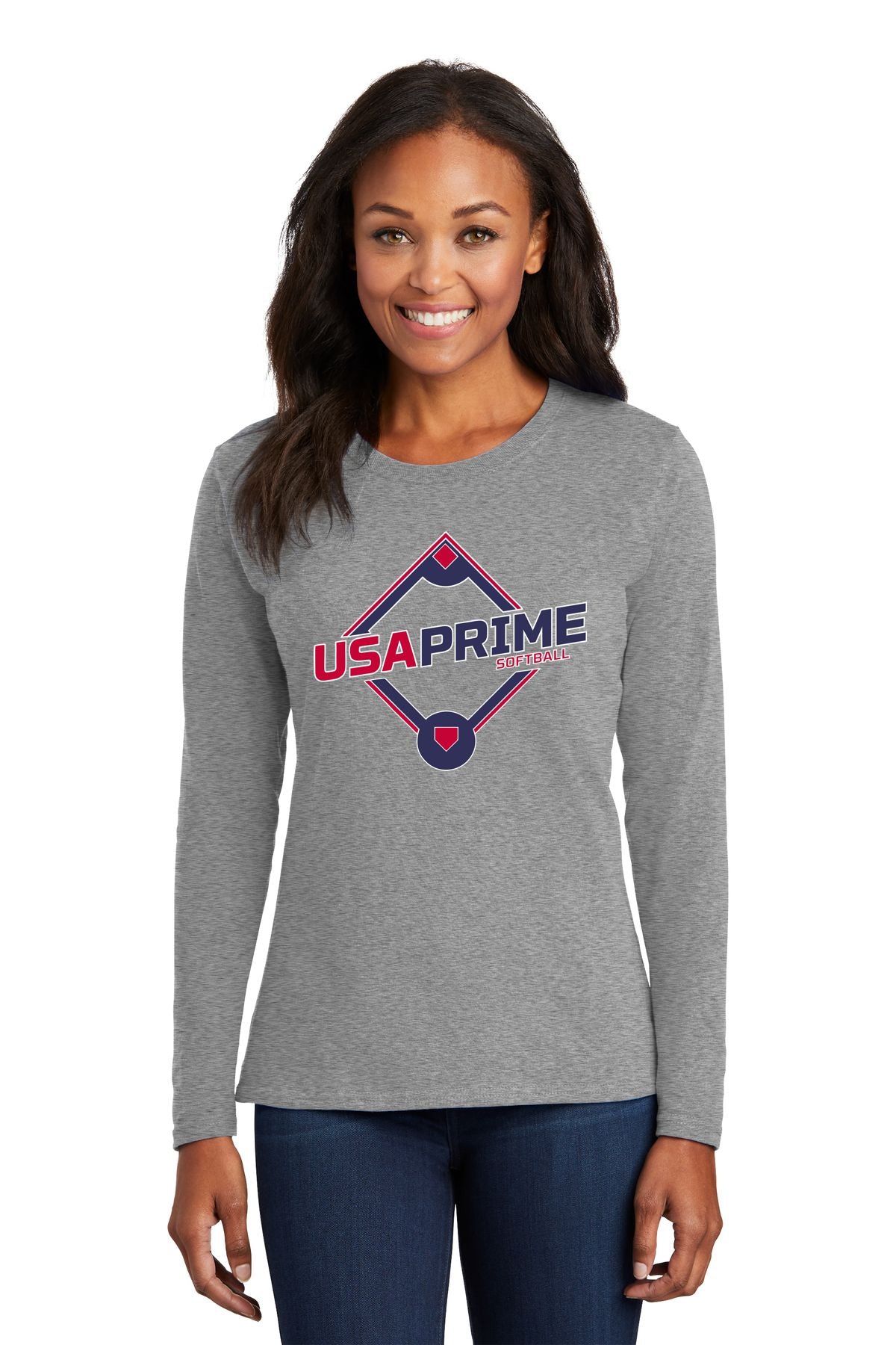 USA Prime Softball Basic Long Sleeve Shirt