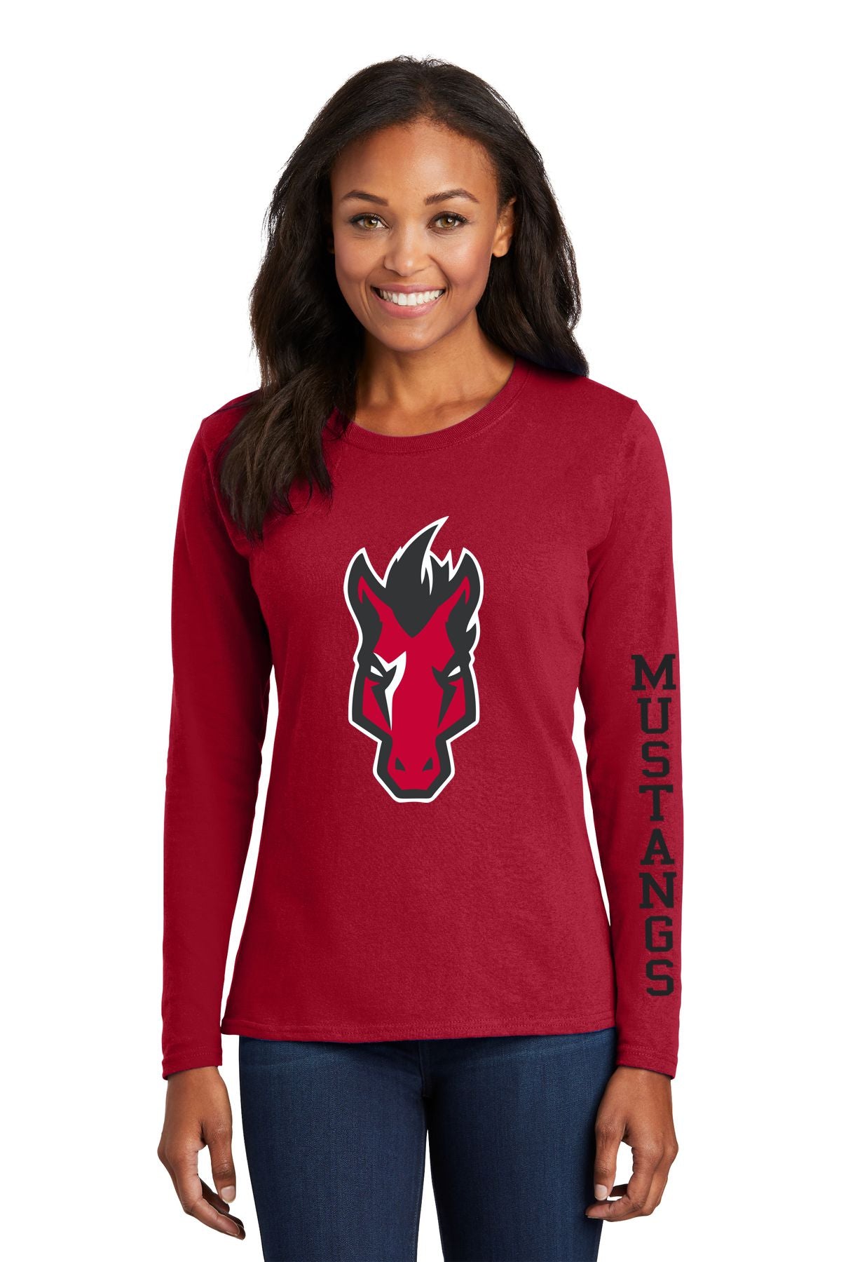 Mustangs Basic Long Sleeve Shirt