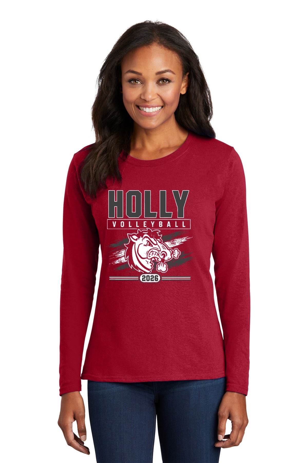Holly Volleyball Basic Long Sleeve Shirt