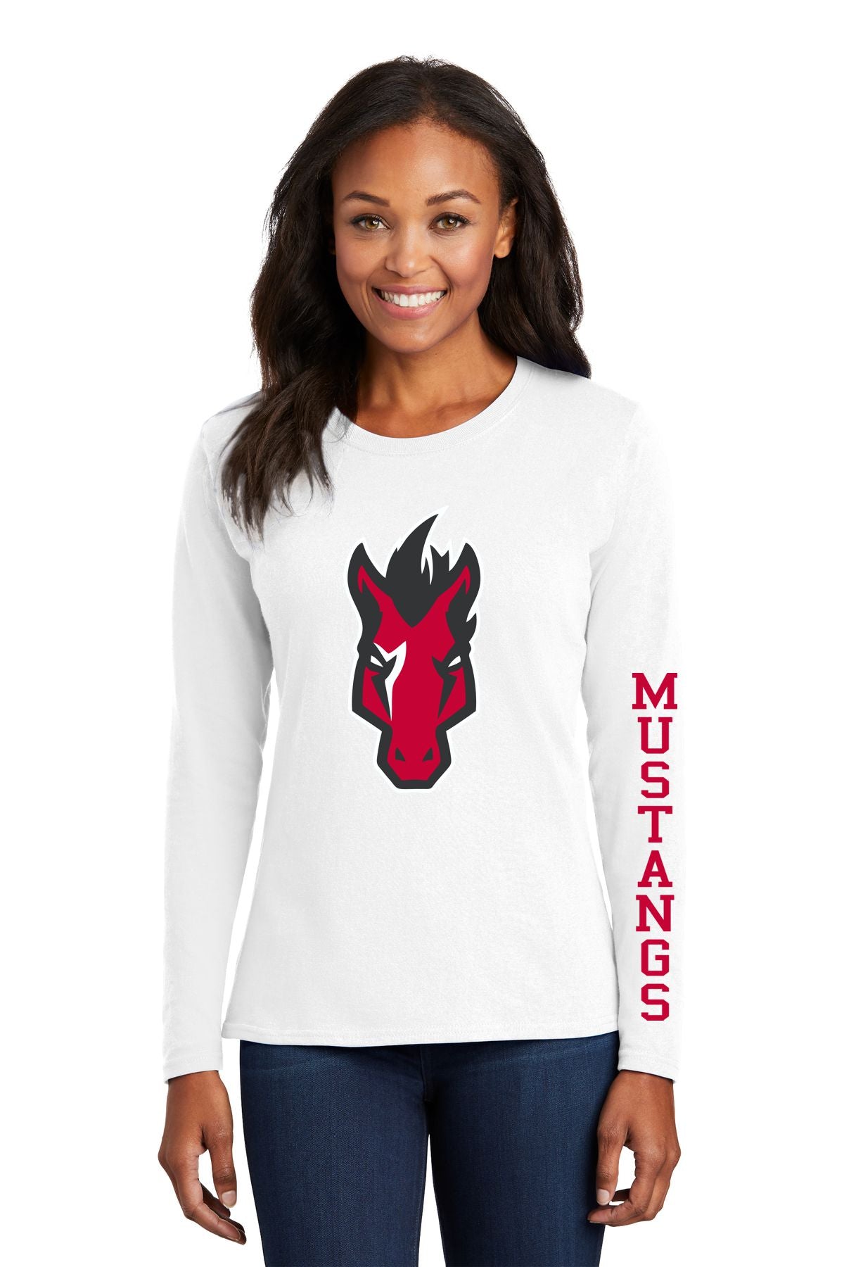 Mustangs Basic Long Sleeve Shirt