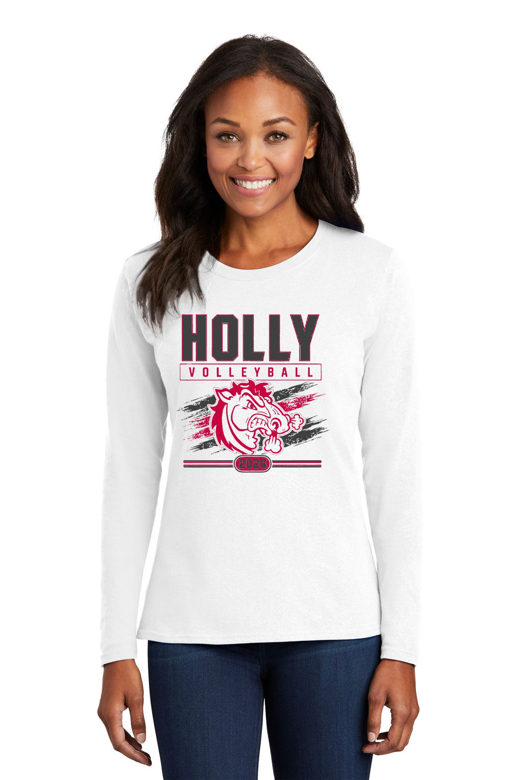 Holly Volleyball Basic Long Sleeve Shirt