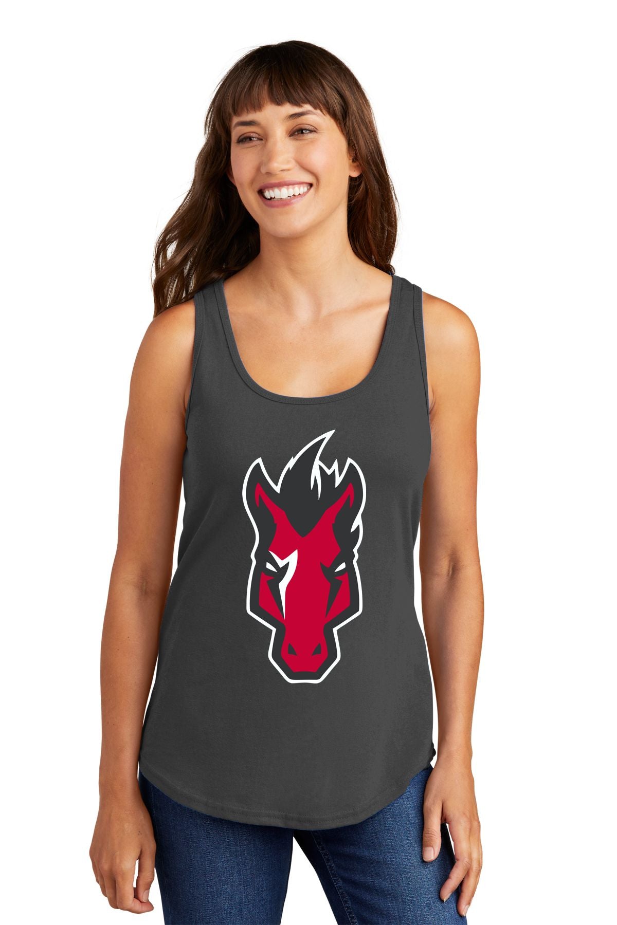 Mustangs Ladies Core Cotton Tank Top