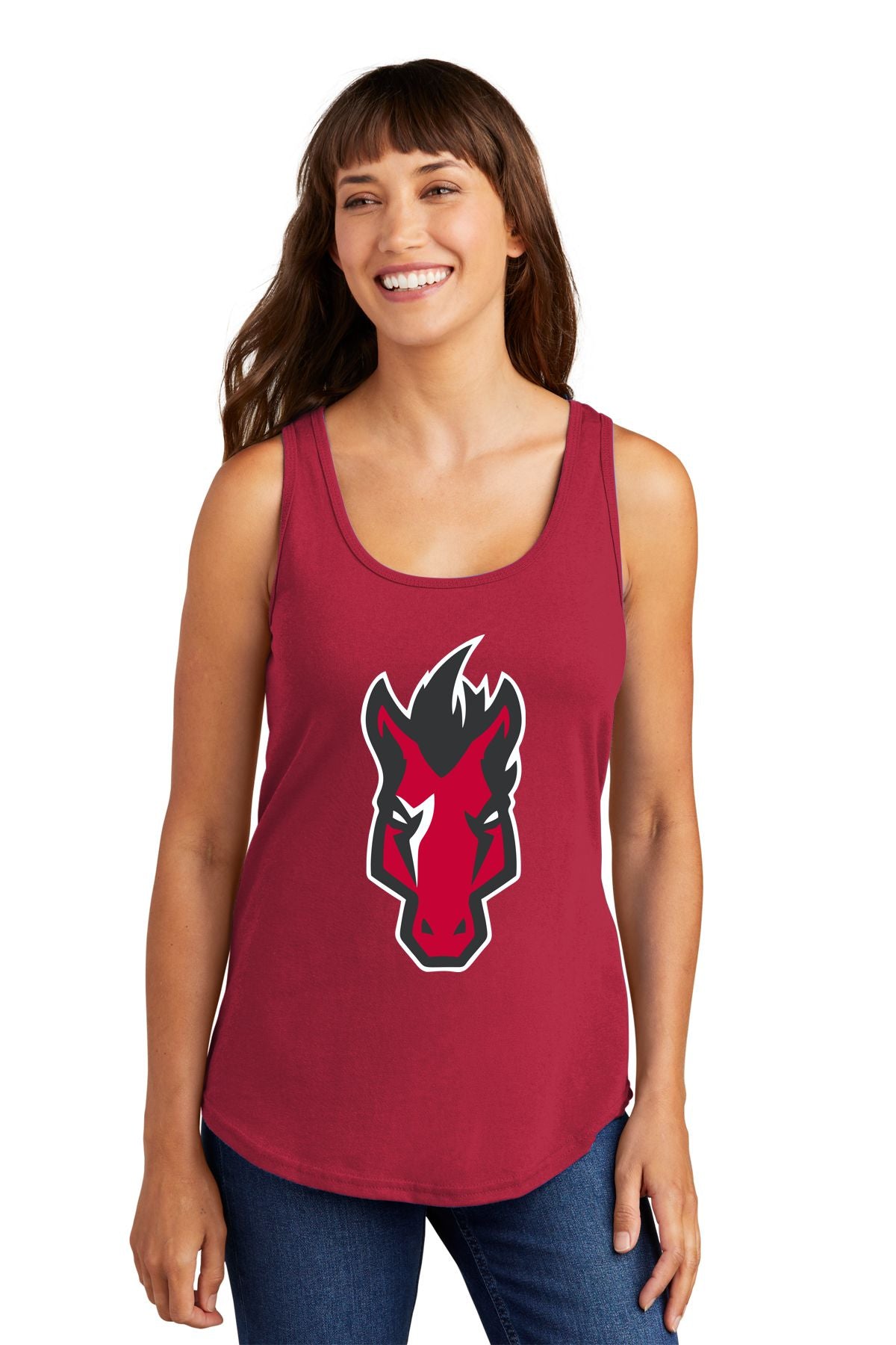 Mustangs Ladies Core Cotton Tank Top