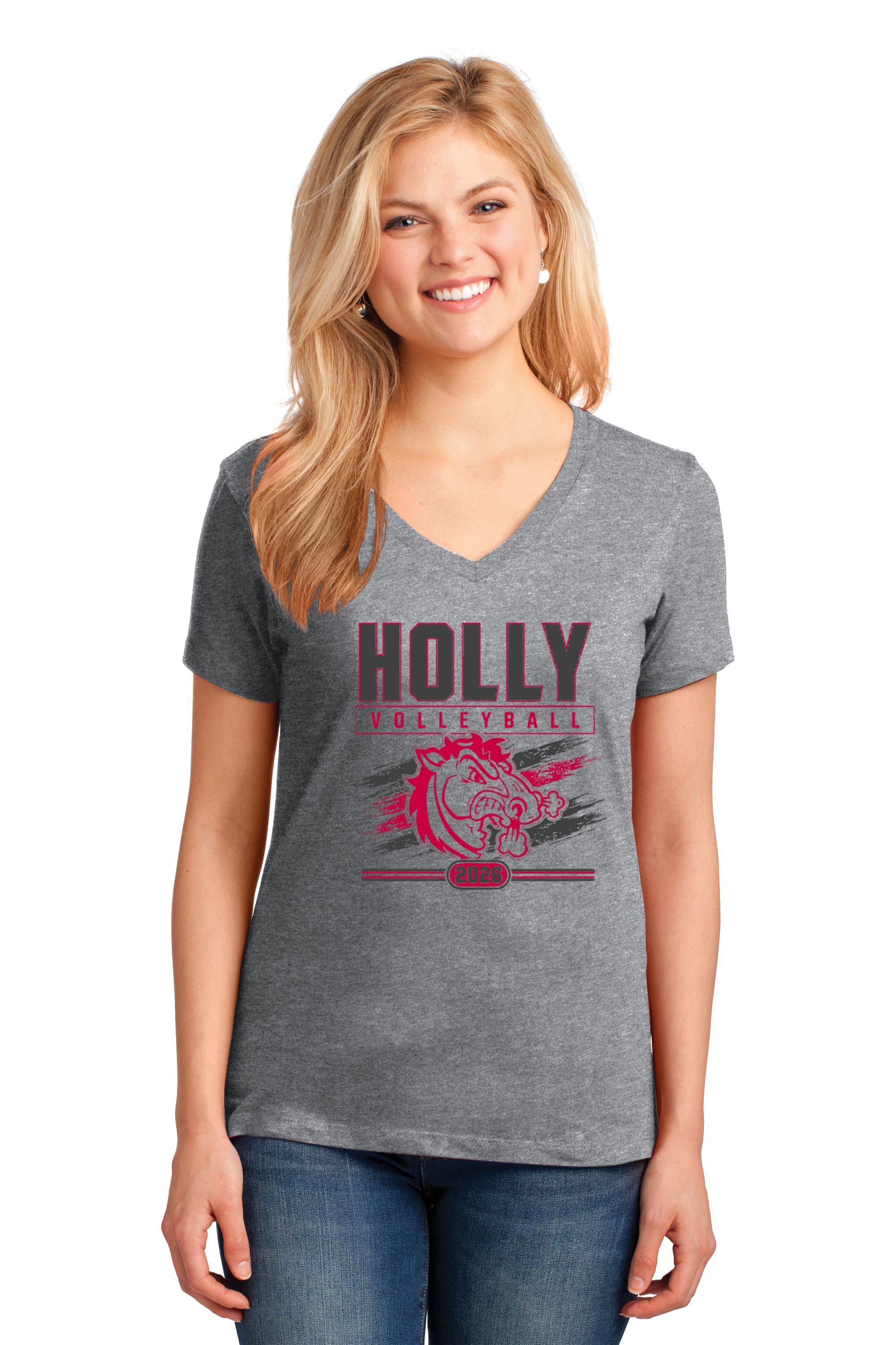 Holly Volleyball Basic Ladies T-shirt