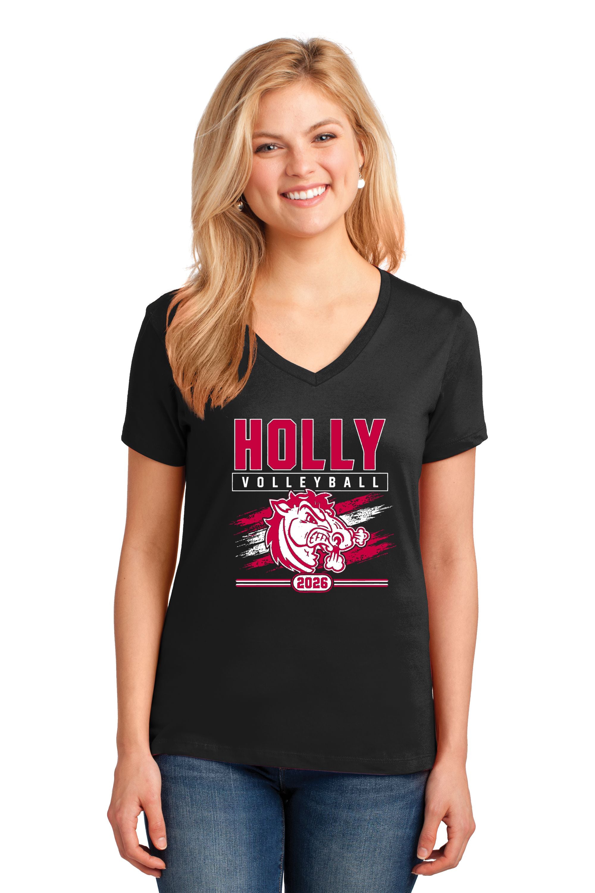 Holly Volleyball Basic Ladies T-shirt