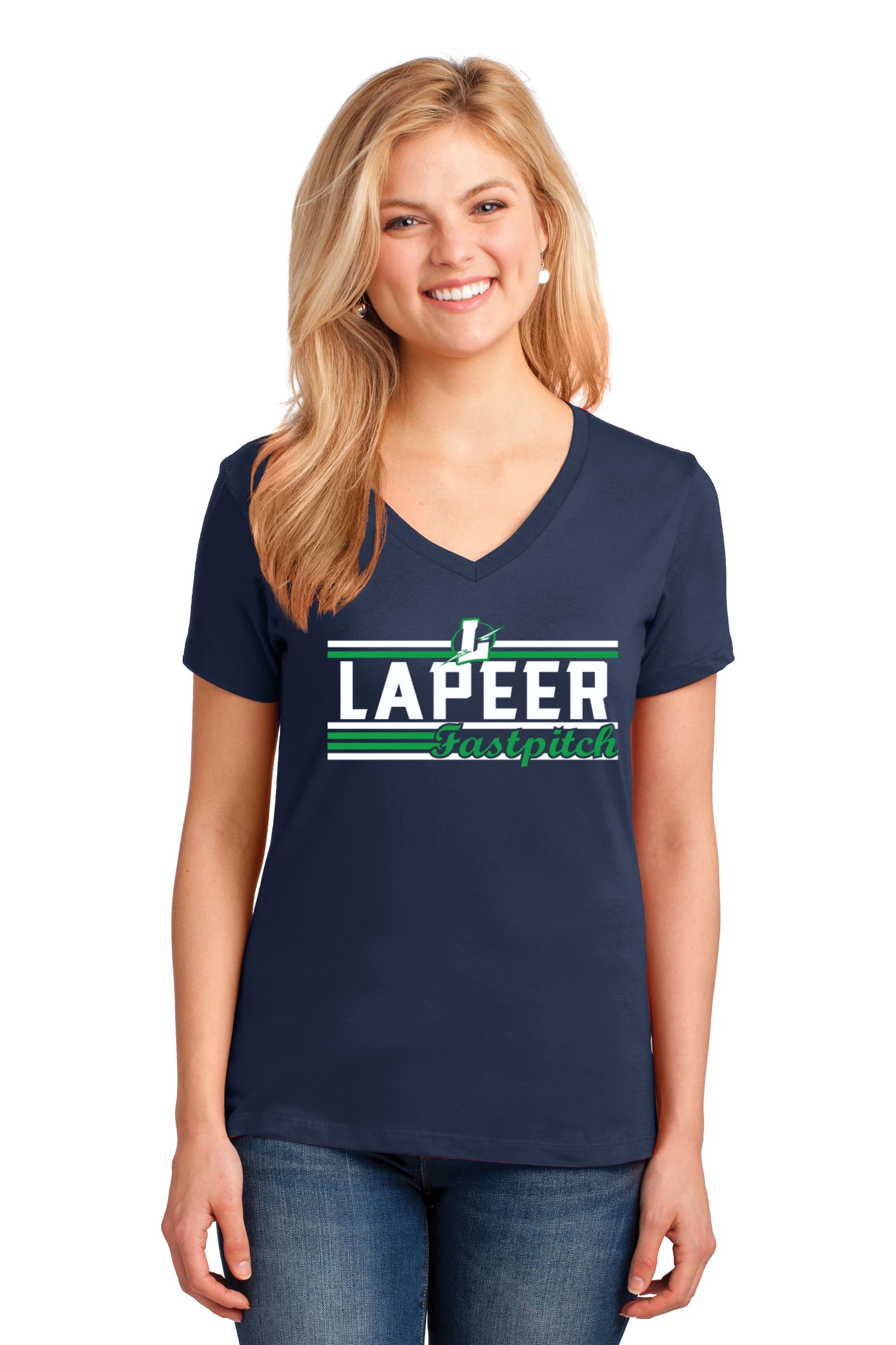Lapeer Fastpitch Ladies Basic T-shirt