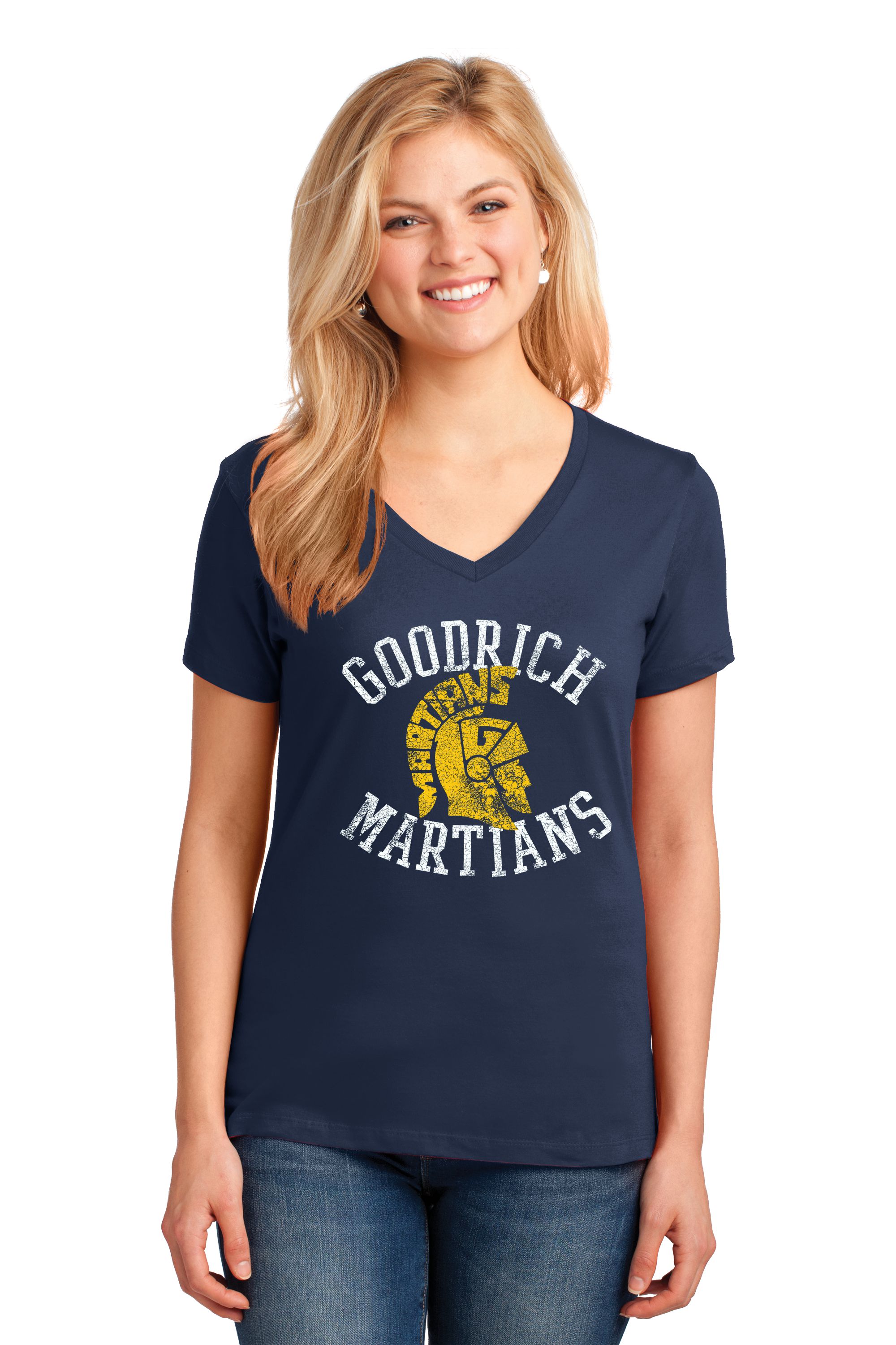Goodrich Martians Distressed Ladies T-shirt